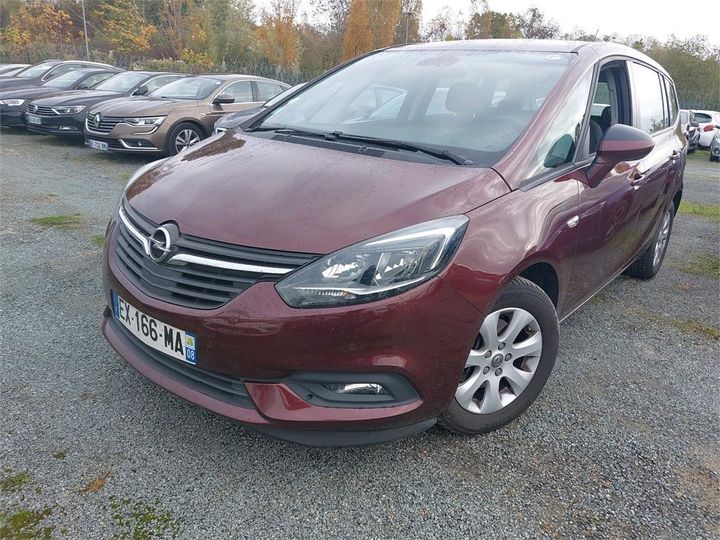 opel zafira 2018 w0vpd9e31j1137783