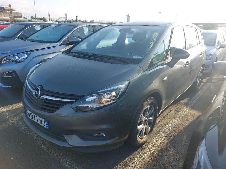 opel zafira 2018 w0vpd9e33j1122699