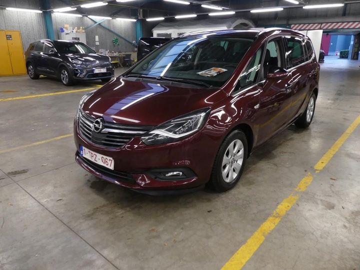 opel zafira 2018 w0vpe9e38j1091138