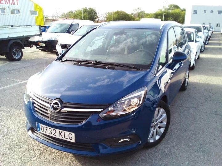 opel zafira 2018 w0vpe9e78j1147128