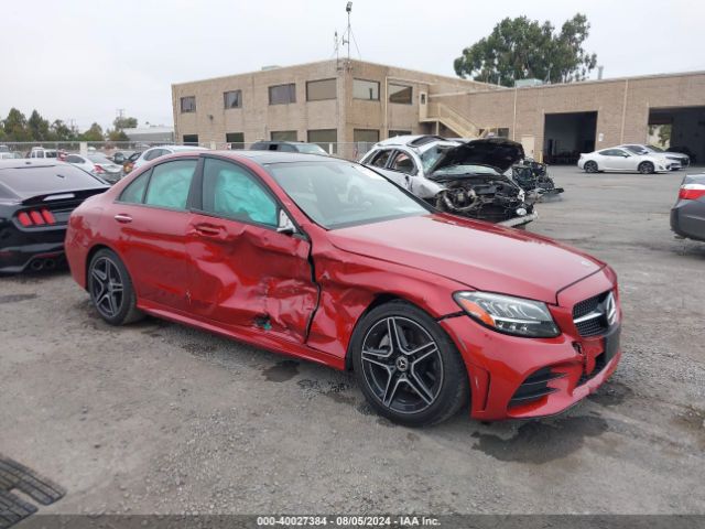 mercedes-benz c-class 2021 w1kwf8db6mr620152