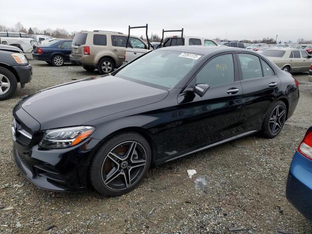 mercedes-benz c 300 2021 w1kwf8db9mr648284