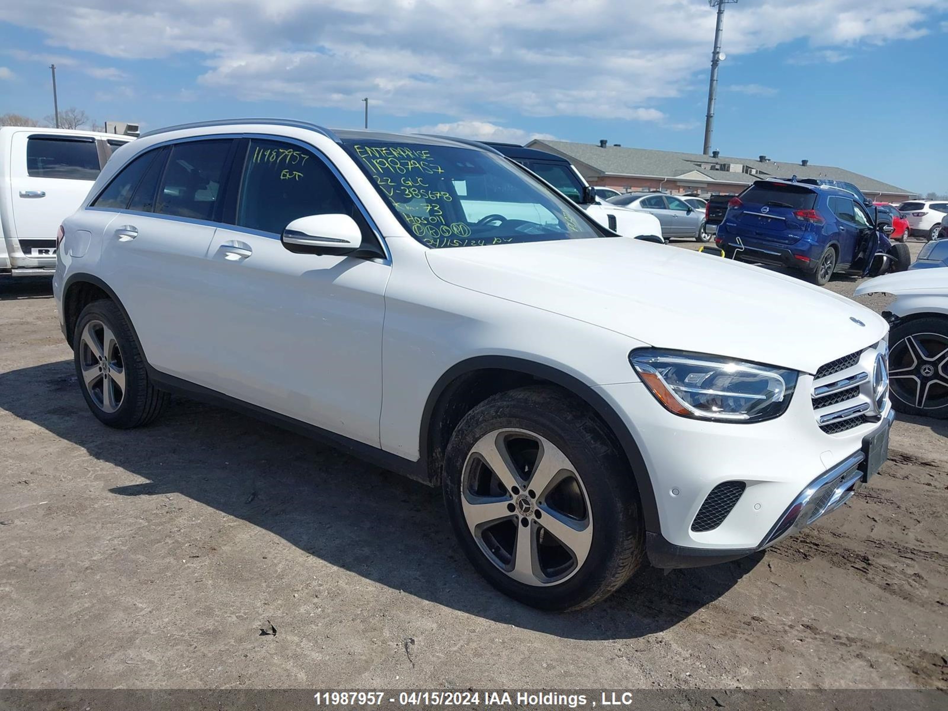 mercedes-benz glc 2022 w1n0g8eb0nv385678