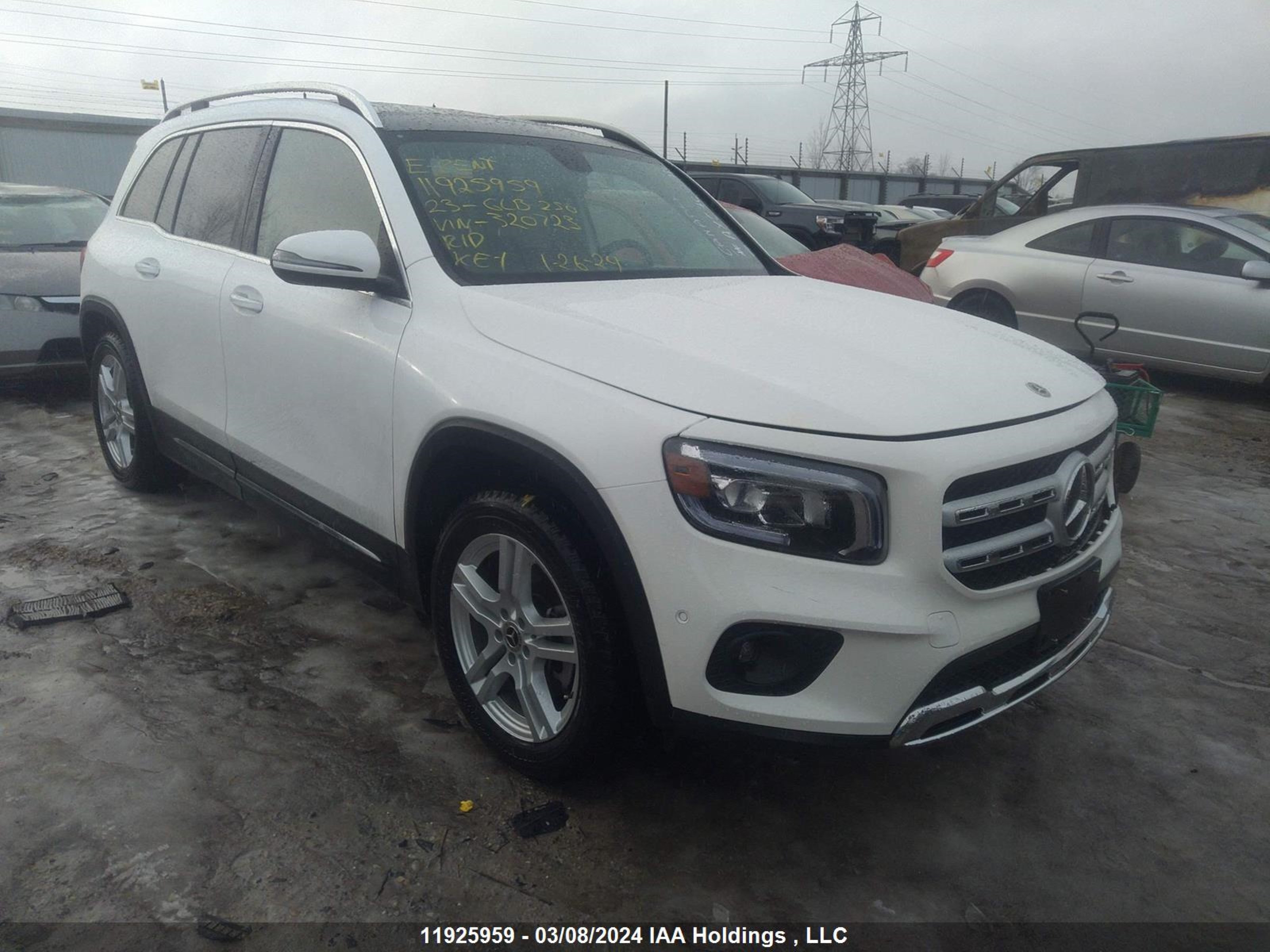 mercedes-benz glb 2023 w1n4m4hb1pw320723