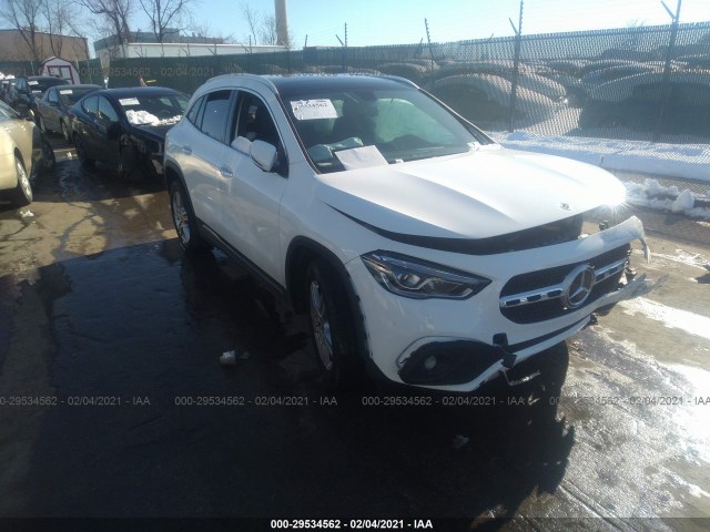 mercedes-benz gla 2021 w1n4n4hb4mj190216