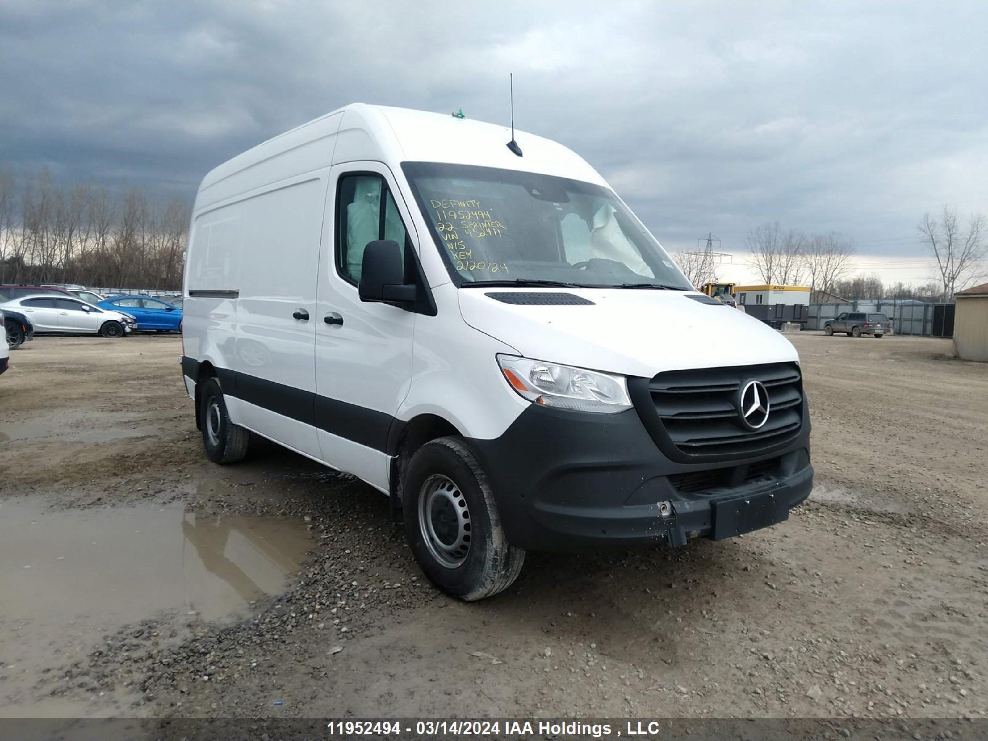 mercedes-benz sprinter 2022 w1y4dbhy2np452411