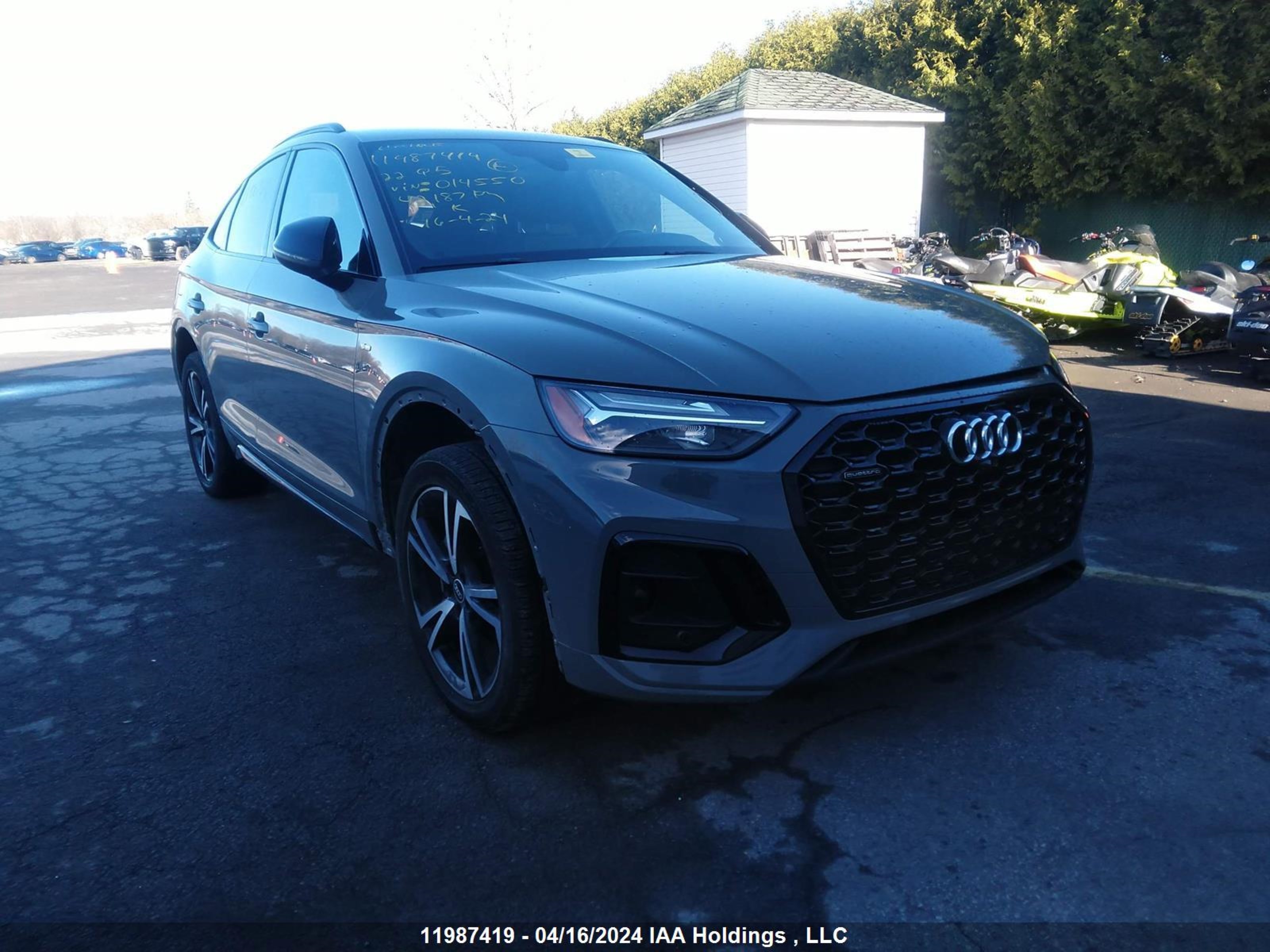 audi q5 sportback 2022 wa14aafy5n2014550