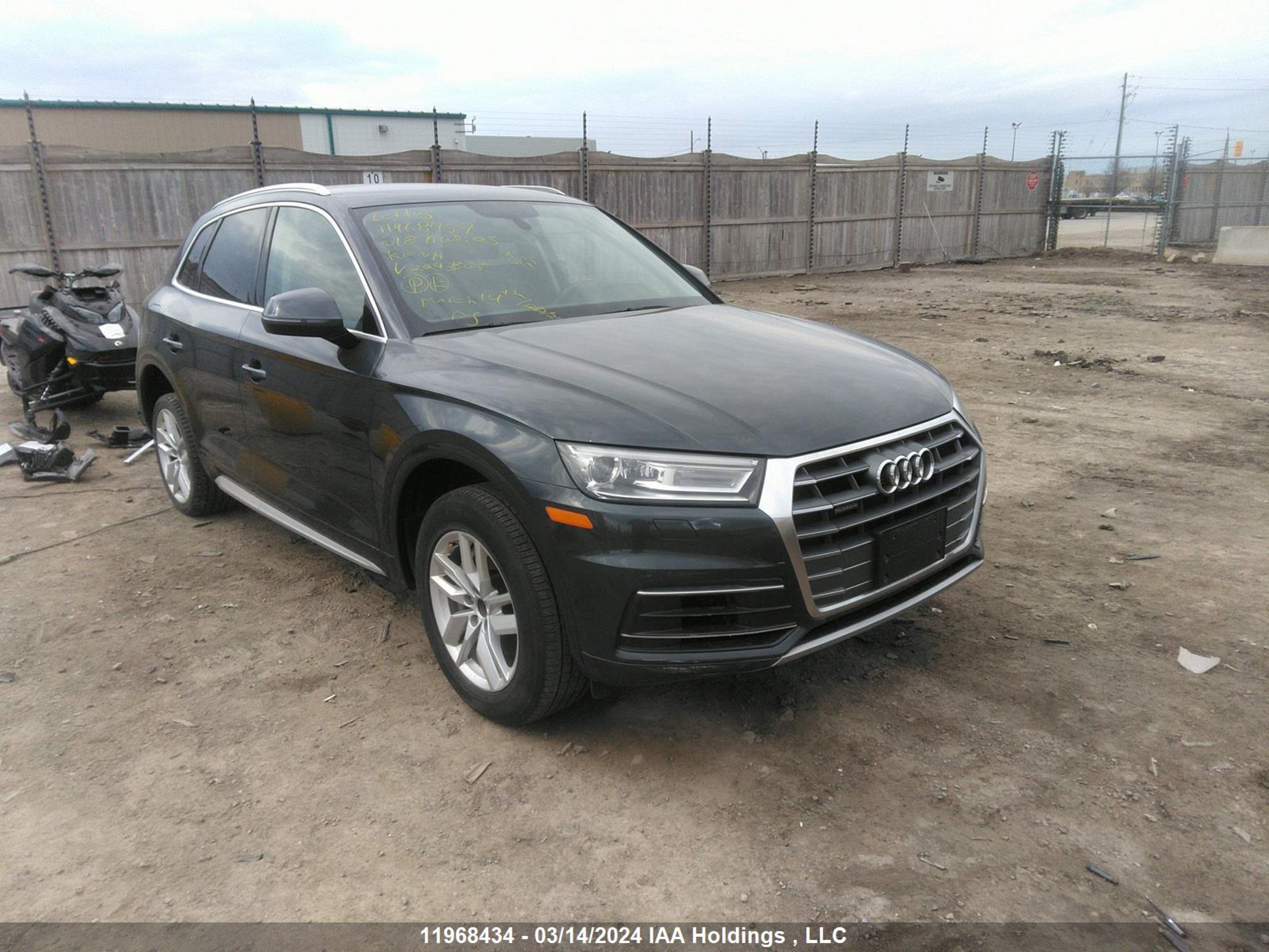 audi q5 2018 wa1anafy0j2243865