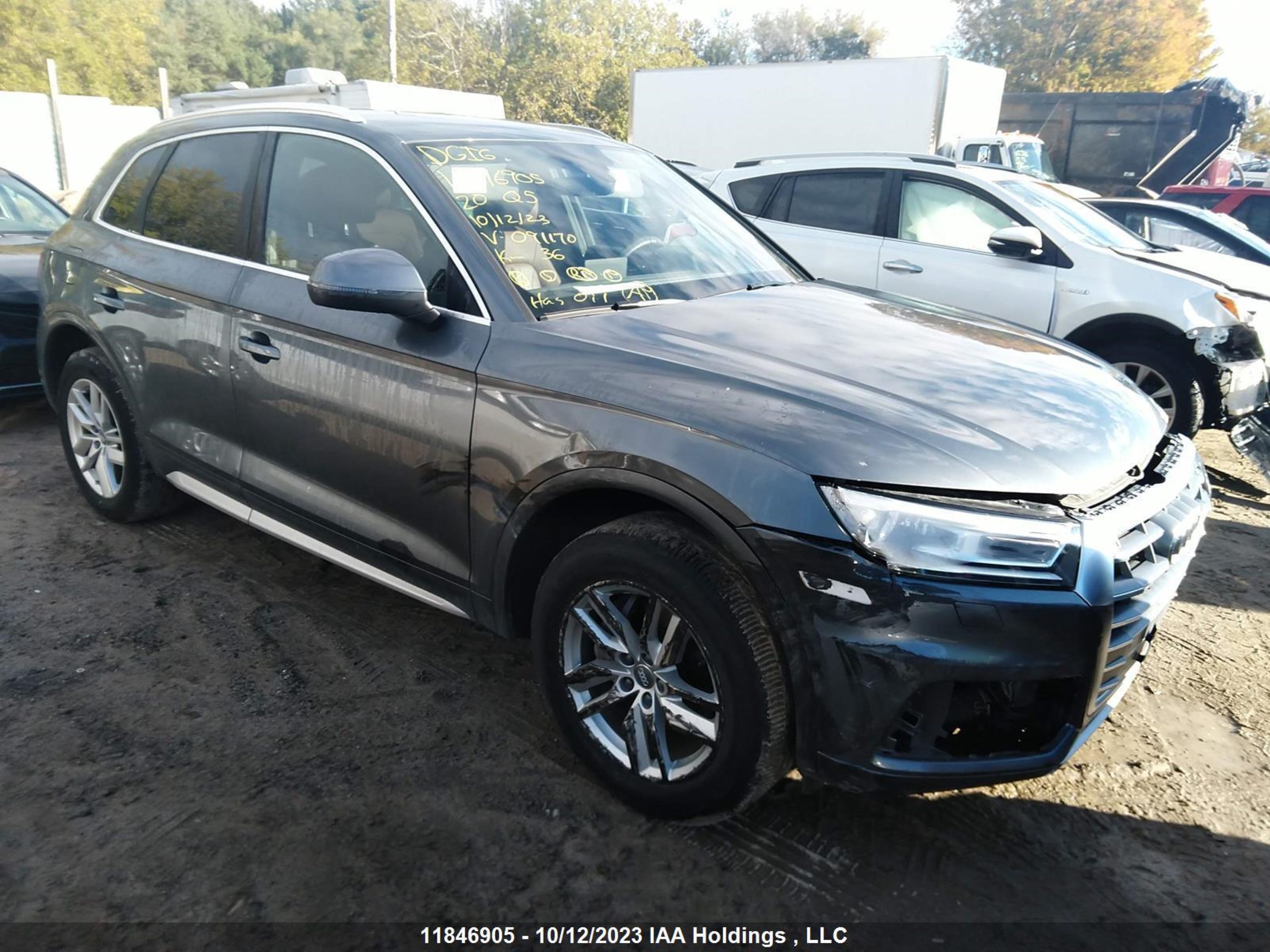 audi q5 2020 wa1anafy0l2091170