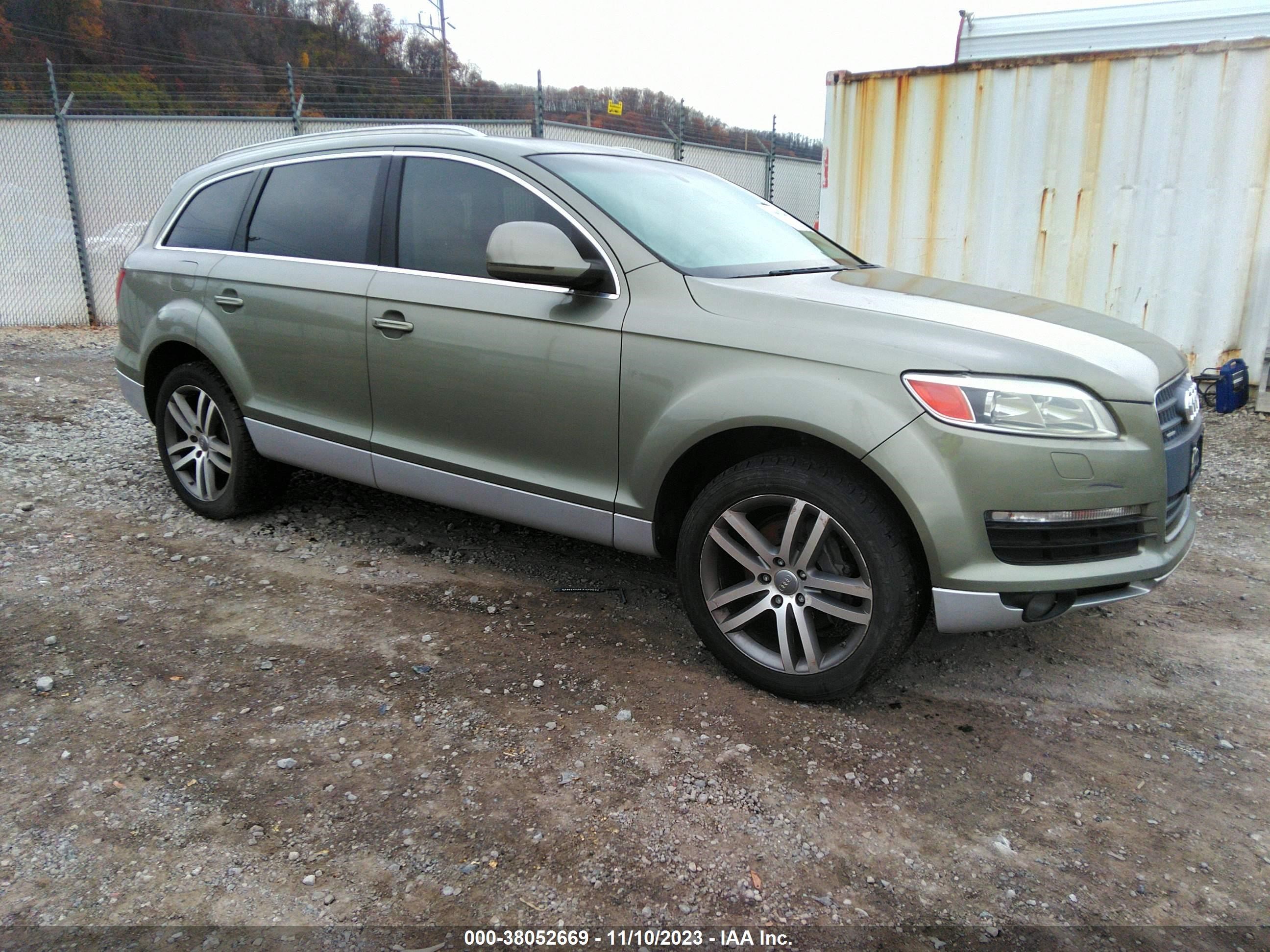 audi q7 2007 wa1av74l47d007999