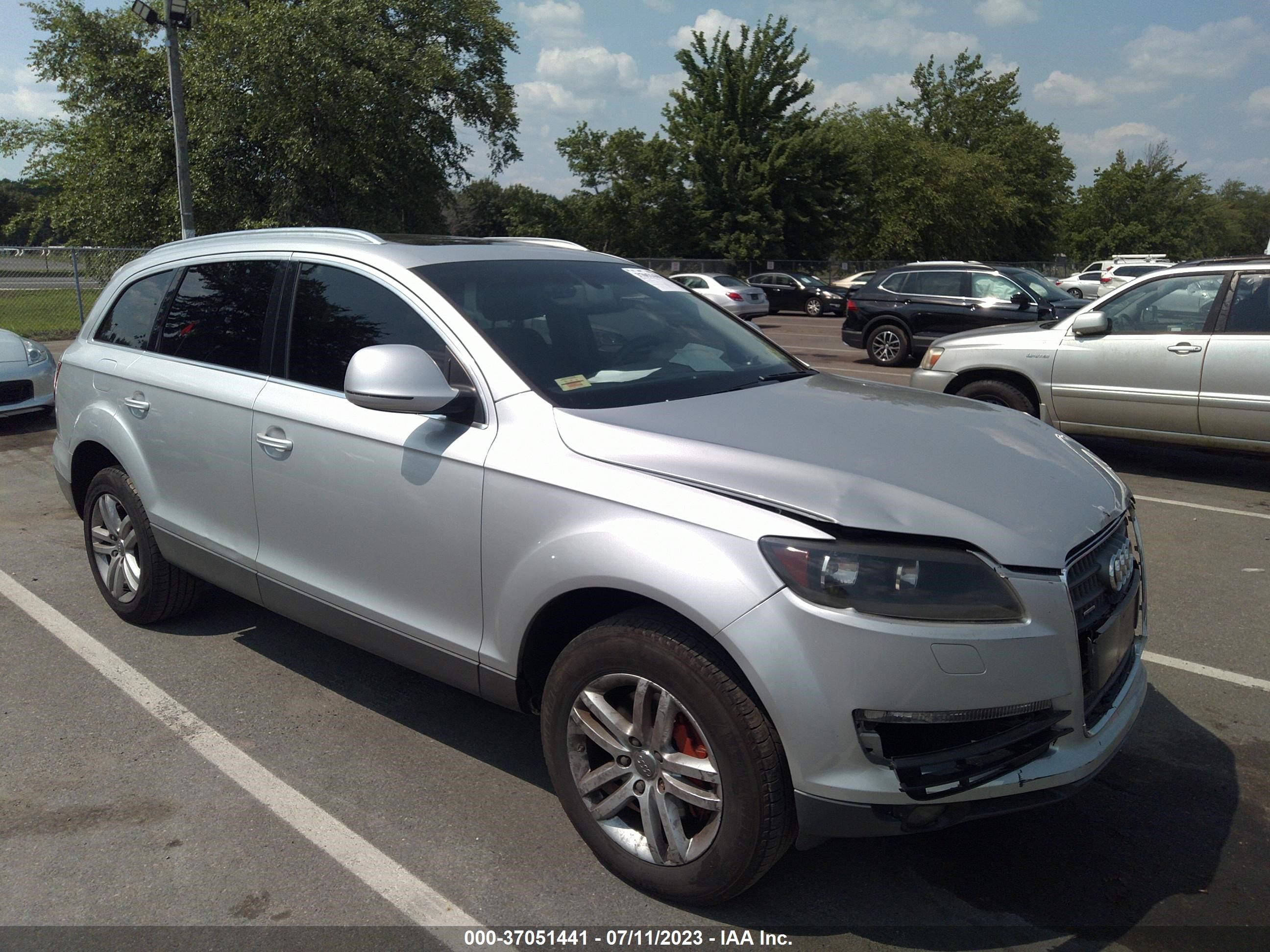 audi q7 2009 wa1ay74l19d026696