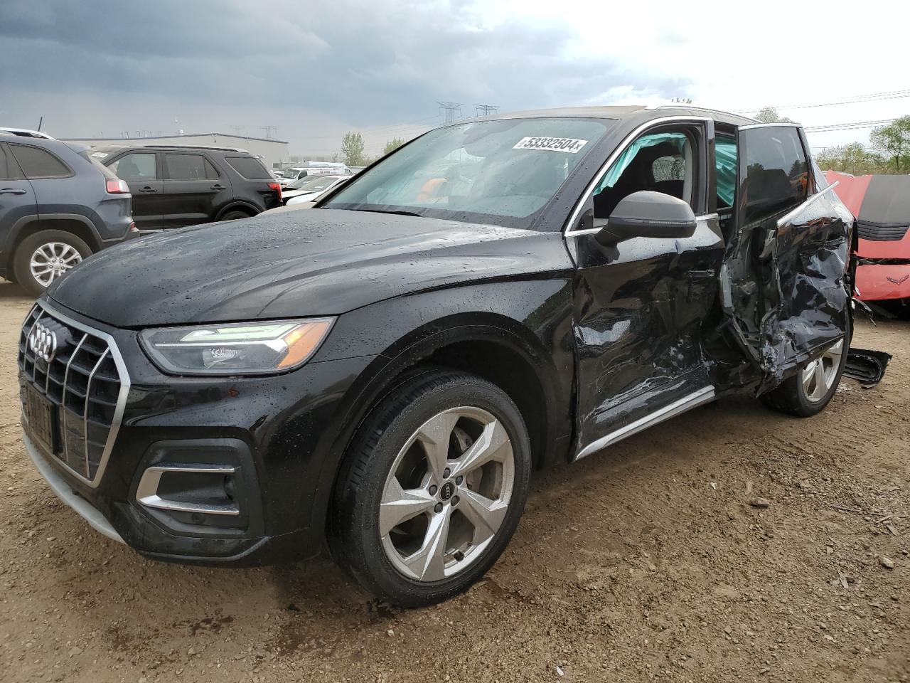 audi q5 2021 wa1baafy7m2072570