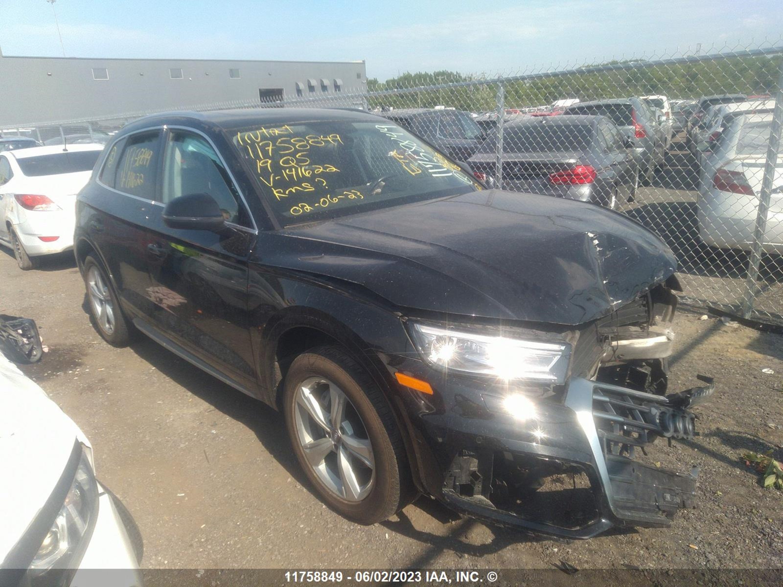 audi q5 2019 wa1bnafy4k2141622