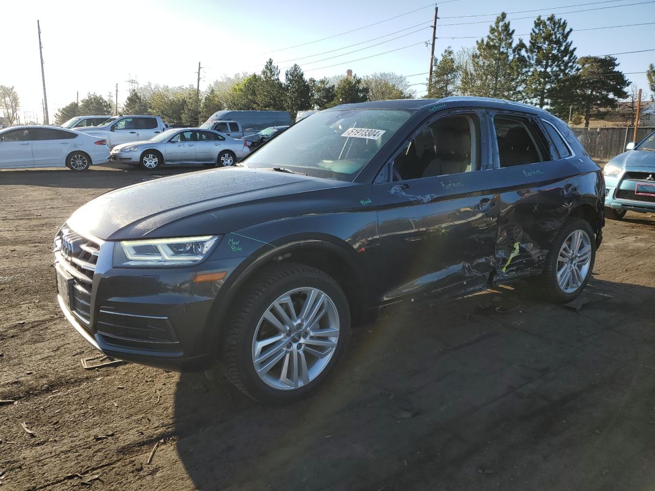 audi q5 2018 wa1bnafy7j2067644