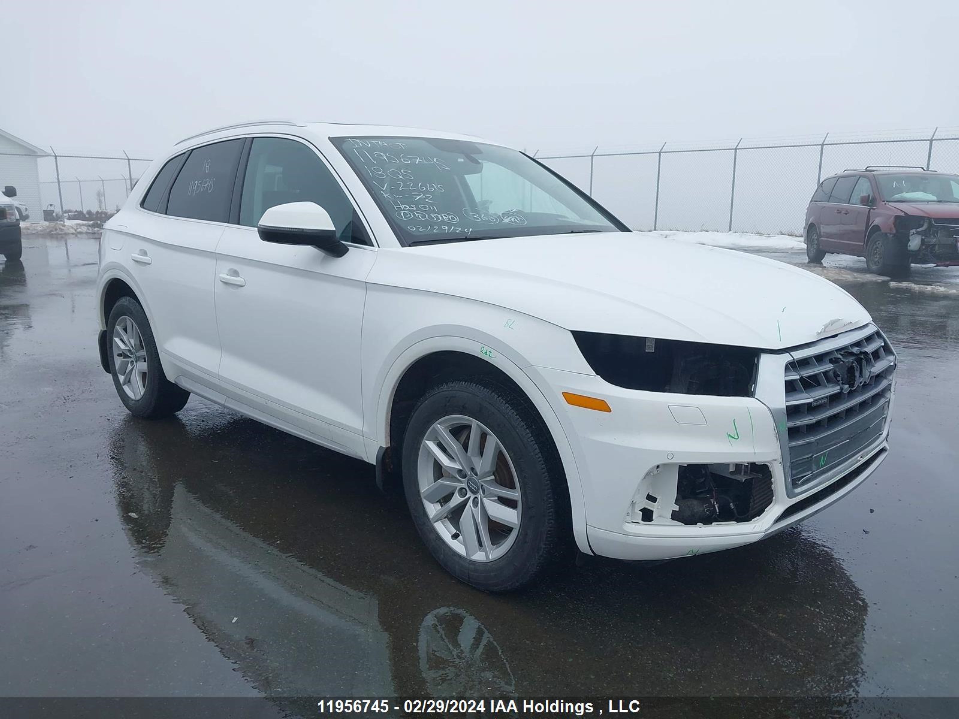 audi q5 2018 wa1bnafy7j2226615