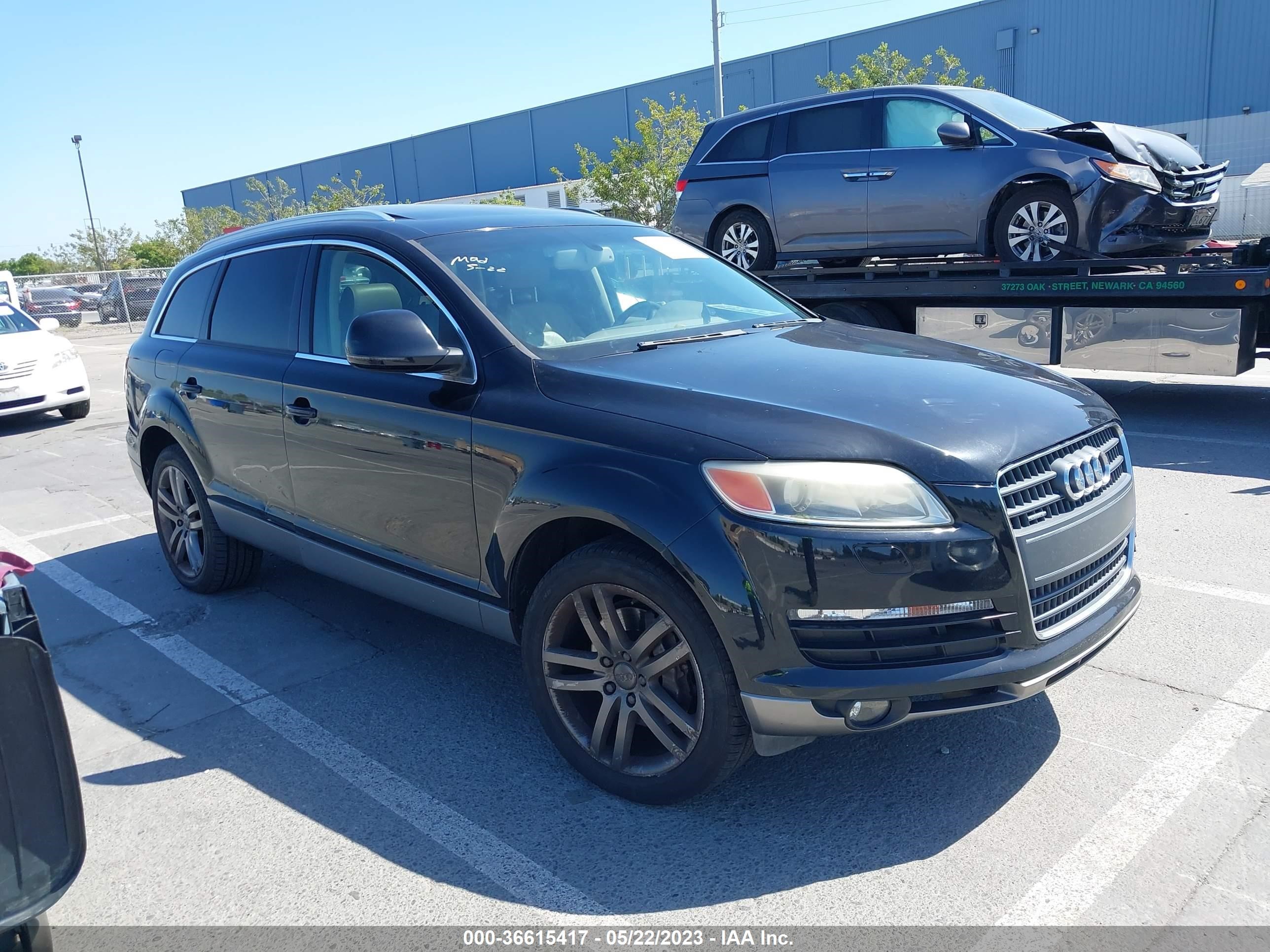 audi q7 2007 wa1bv74l27d067834