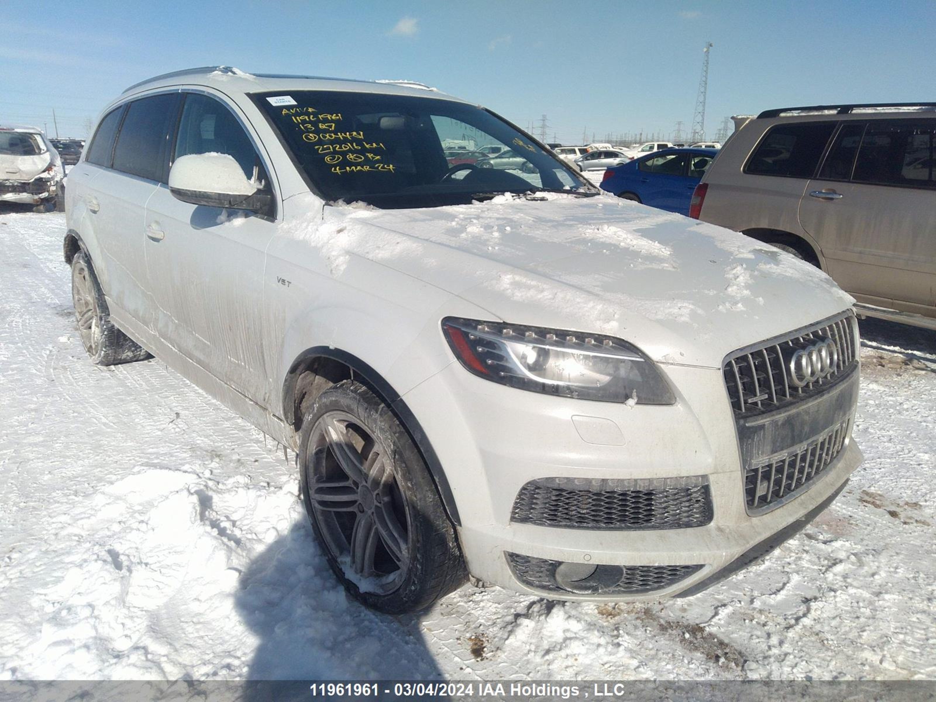 audi q7 2013 wa1dgcfe2dd004481