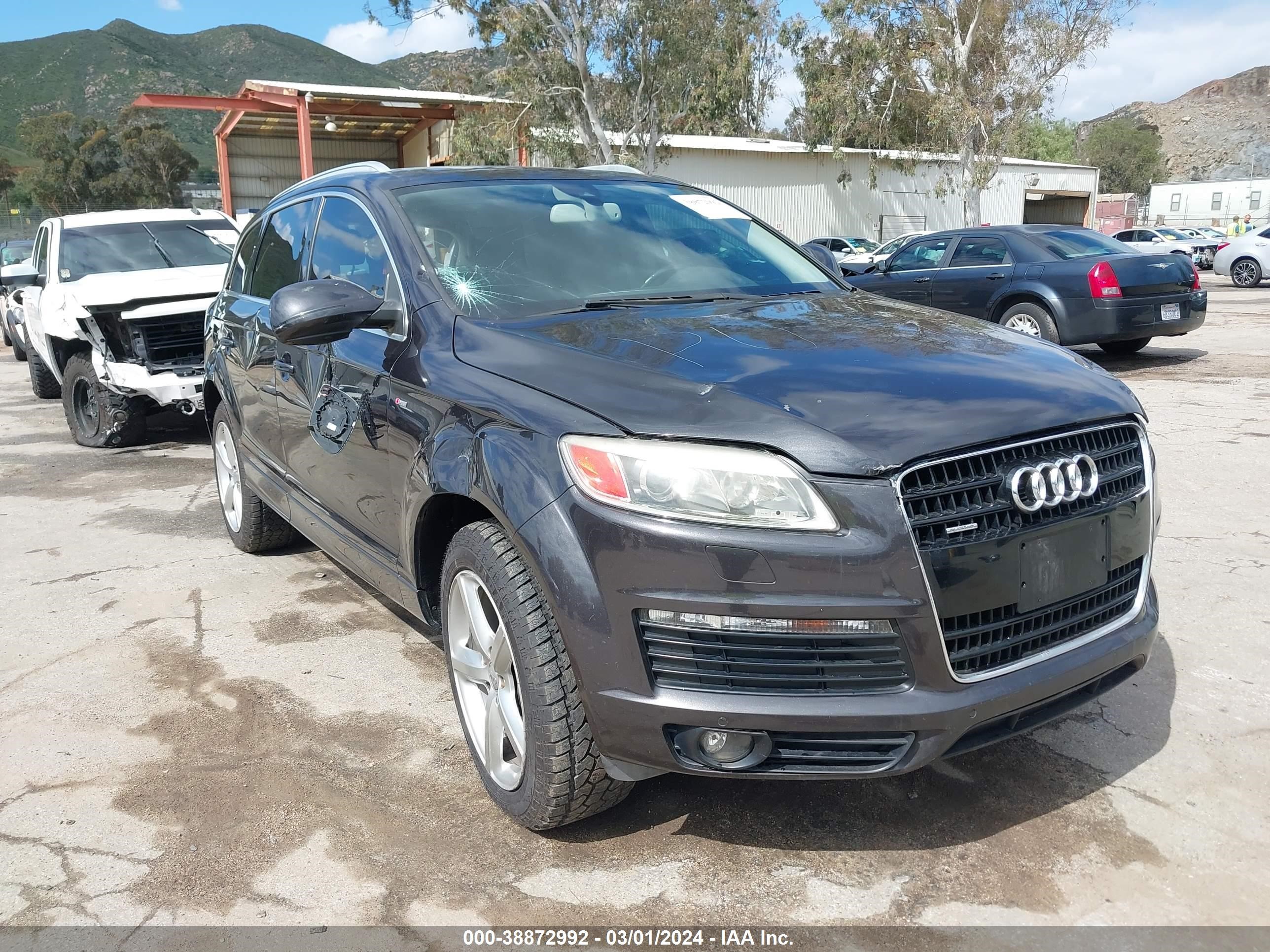 audi q7 2008 wa1ey74lx8d036398