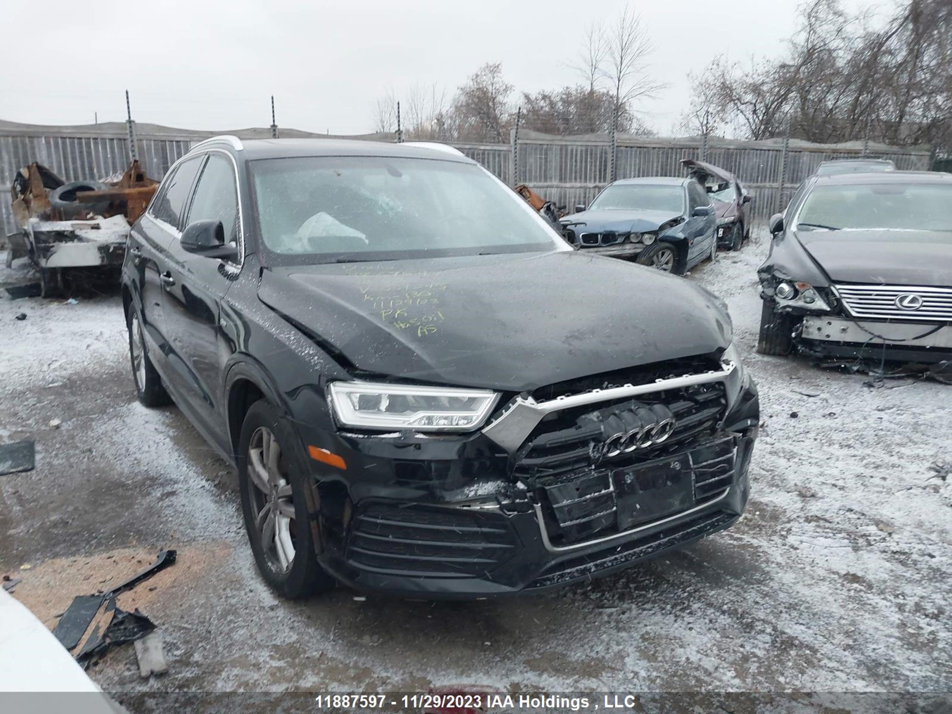 audi q3 2016 wa1gfcfs1gr001245