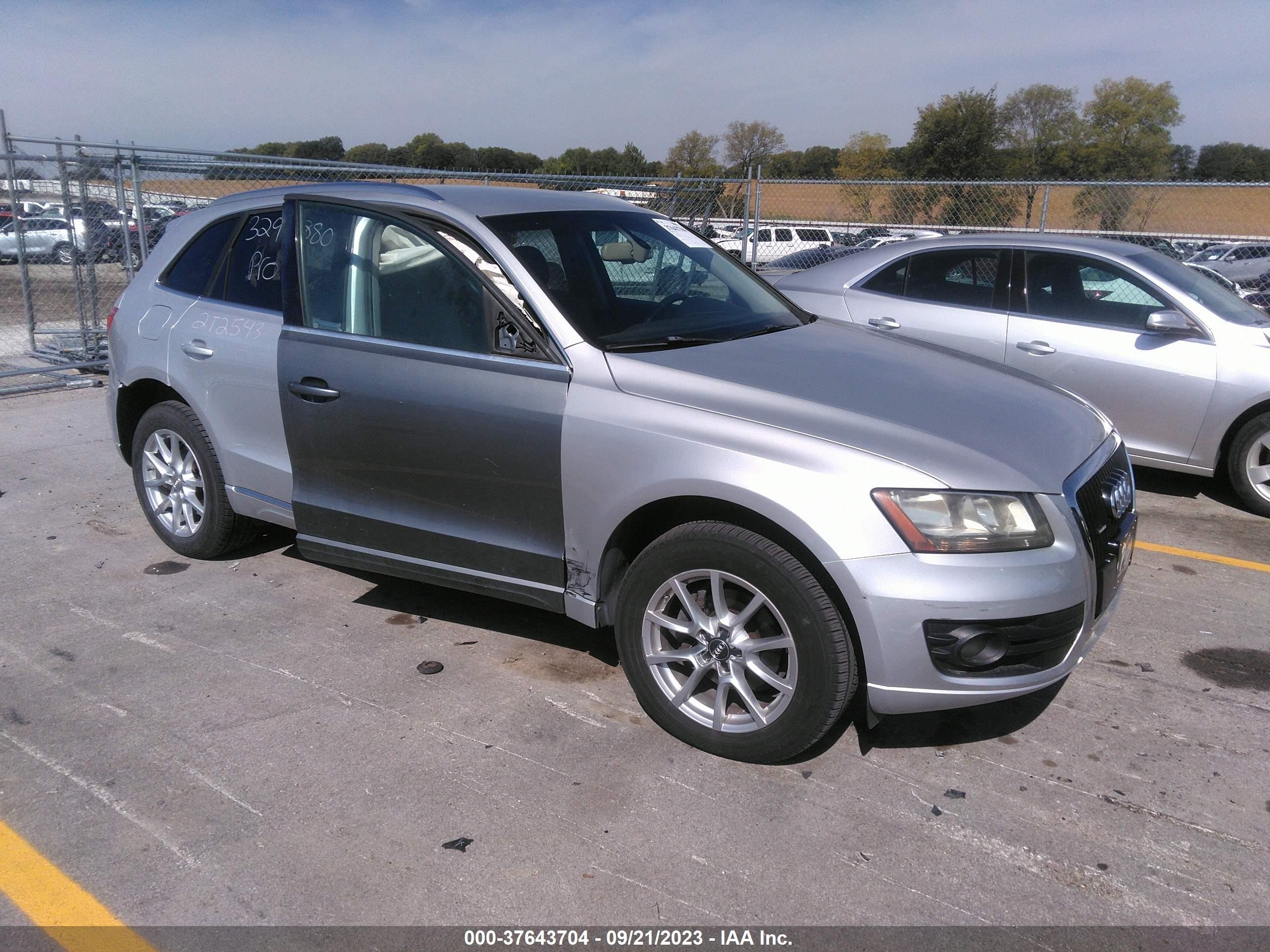 audi q5 2009 wa1kk78r39a050987