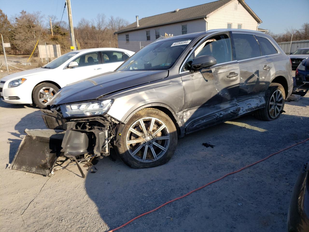 audi q7 2017 wa1laaf71hd041112