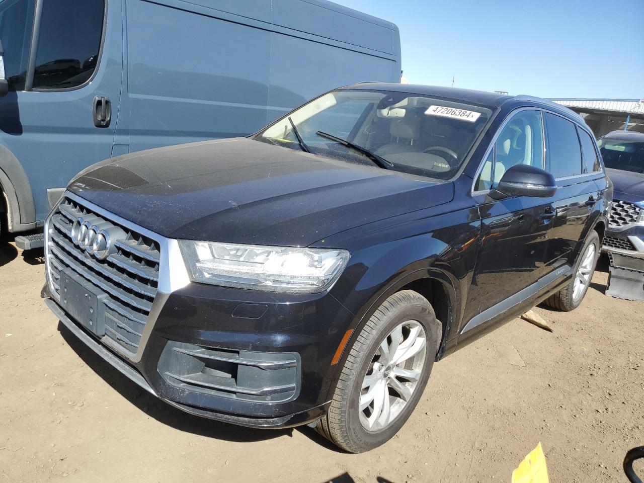 audi q7 2017 wa1laaf77hd008180