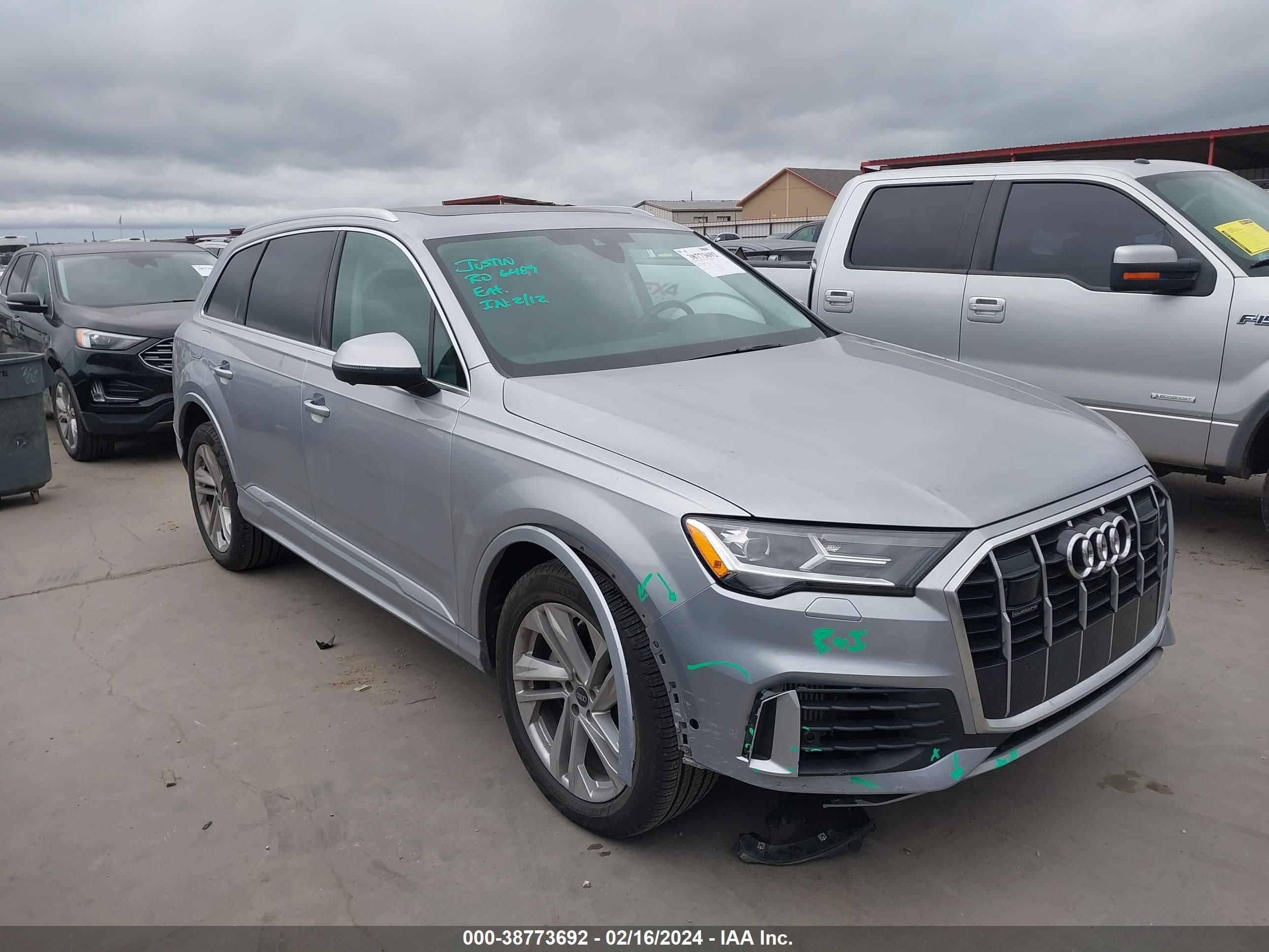 audi q7 2022 wa1lxbf78nd010200