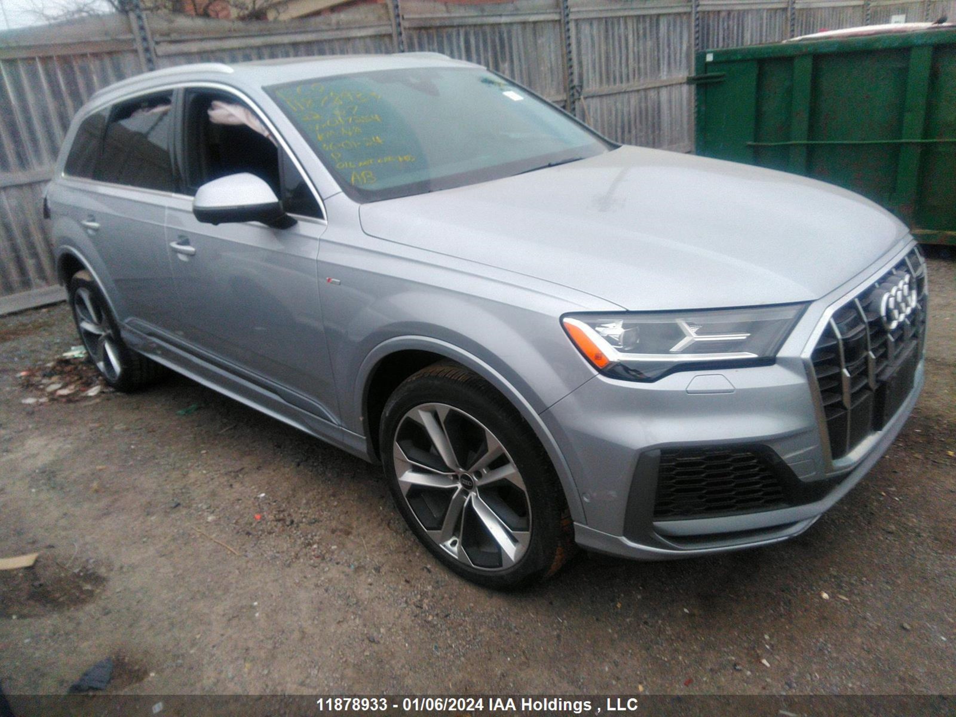 audi q7 2022 wa1mxbf75nd017254