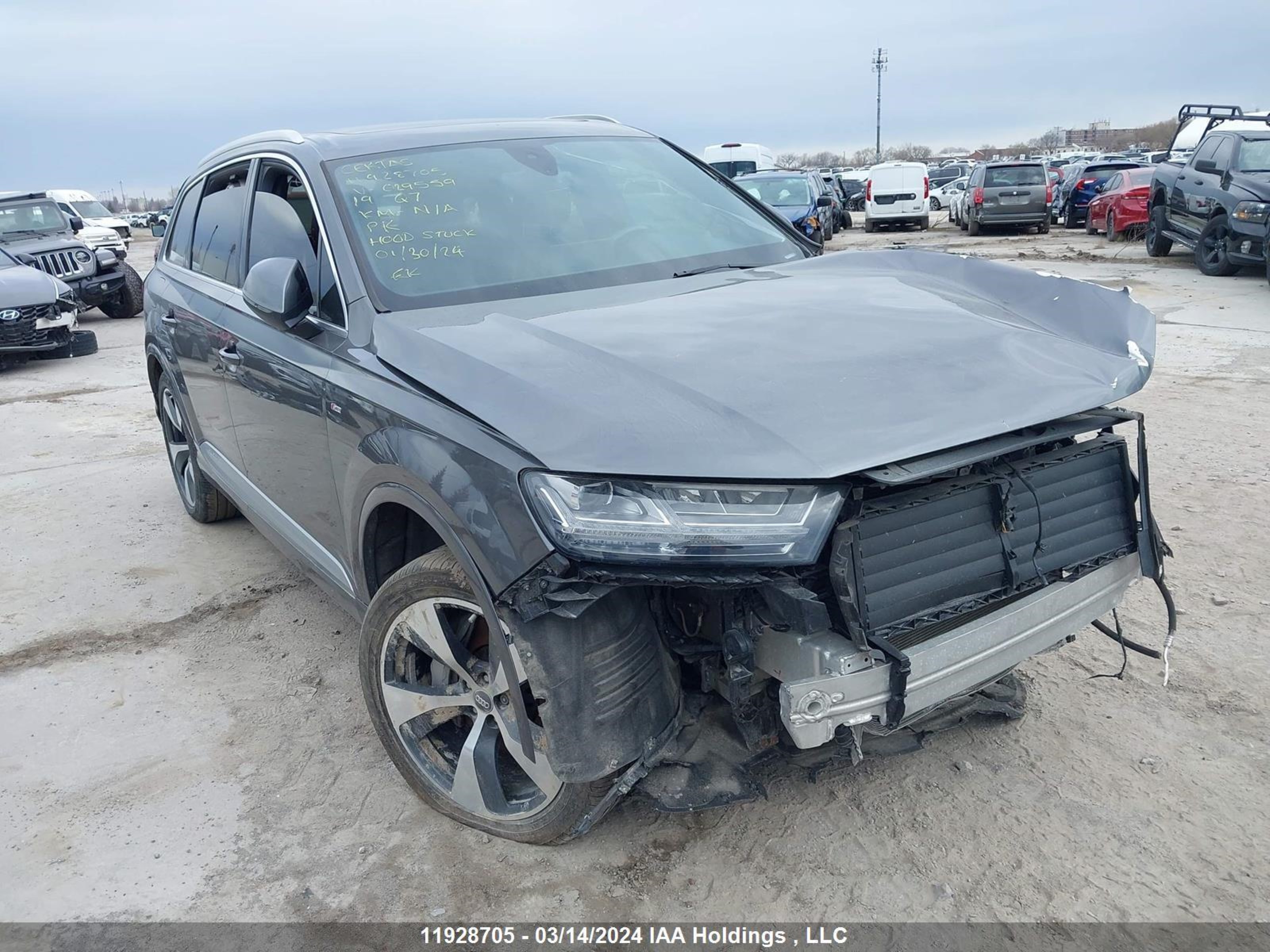 audi q7 2019 wa1waaf7xkd029559