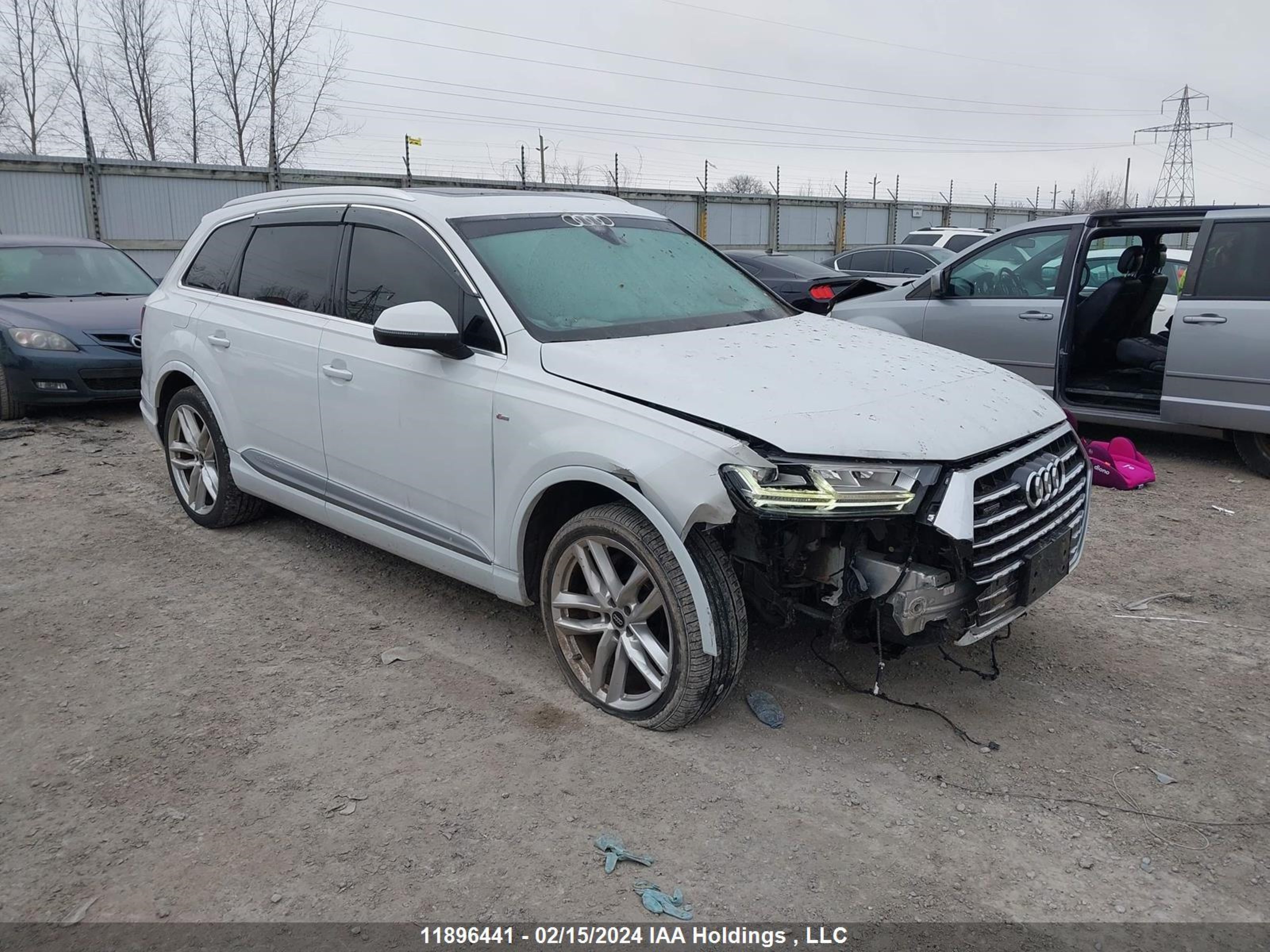 audi q7 2017 wa1wabf78hd004125