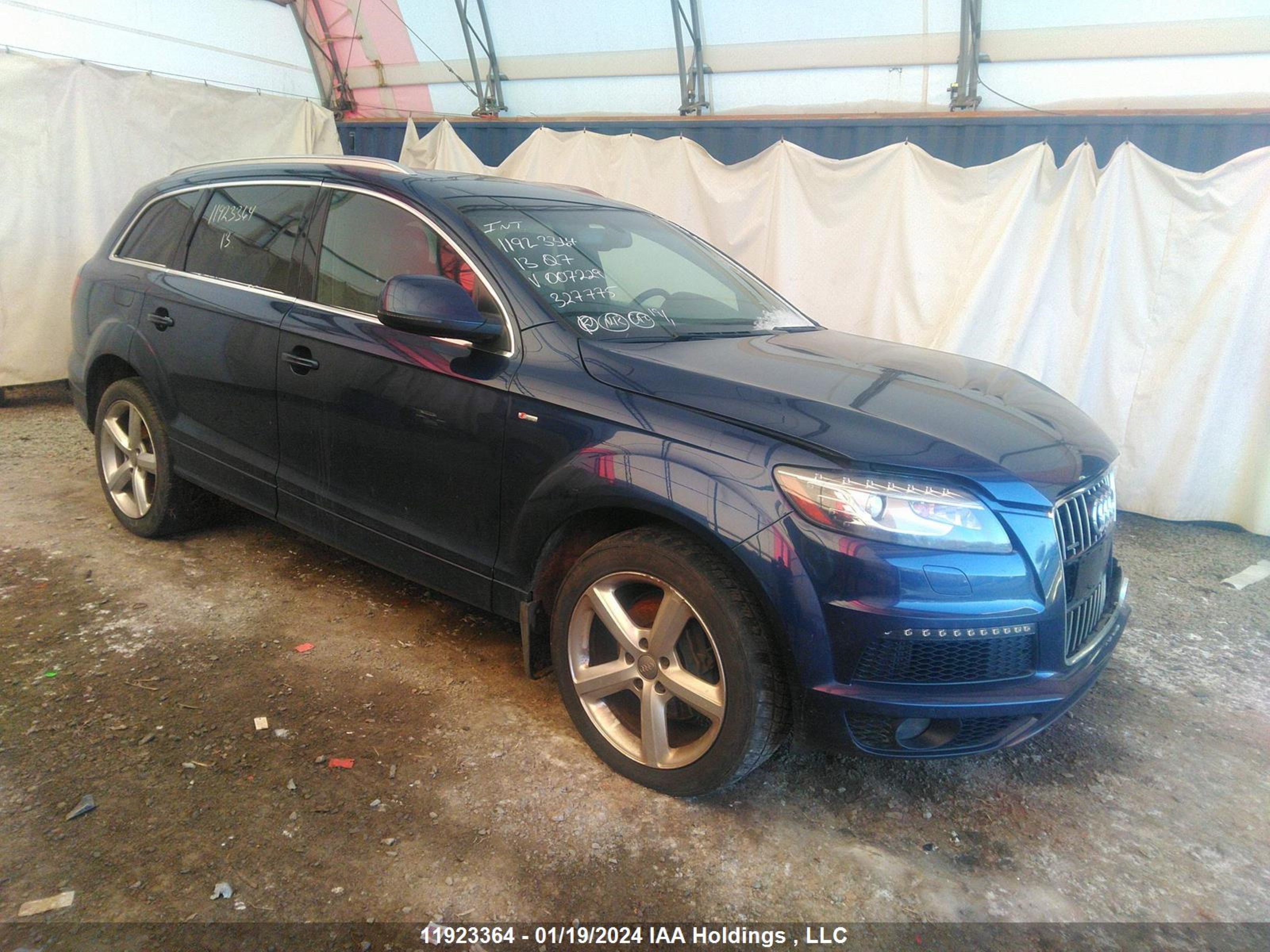 audi q7 2013 wa1wmcfe5dd007229