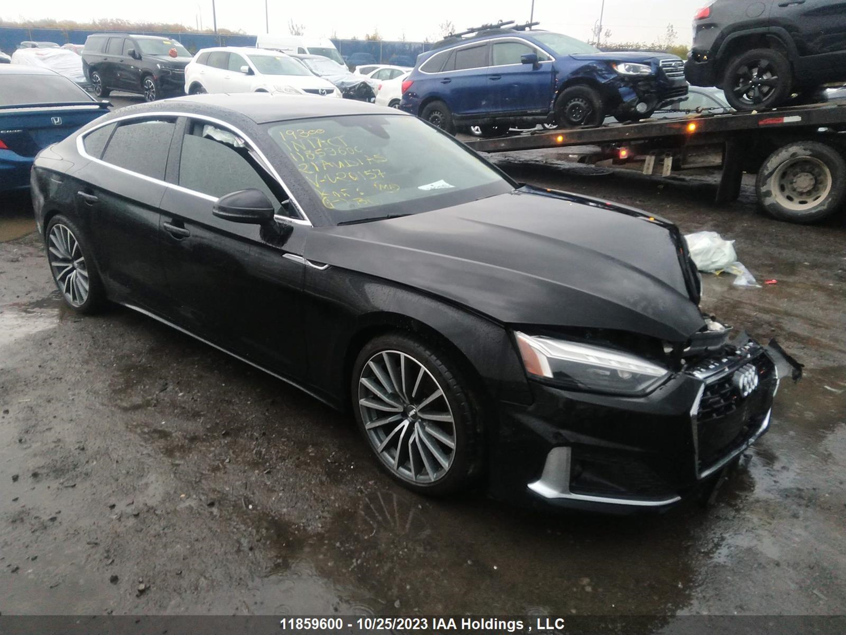 audi a5 2021 wauaacf56ma020157