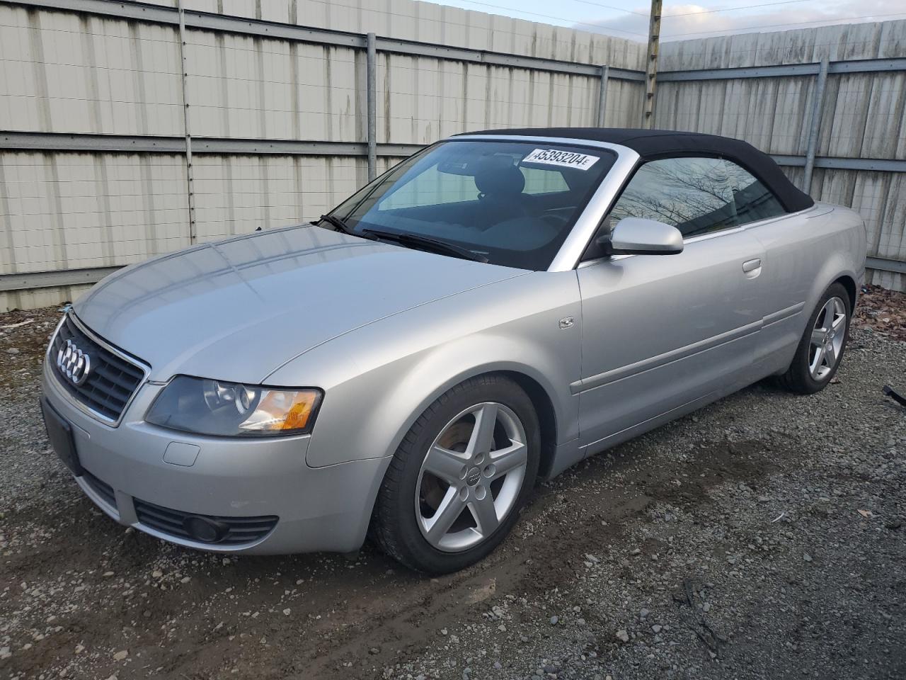 audi a4 2005 wauac48h25k001673