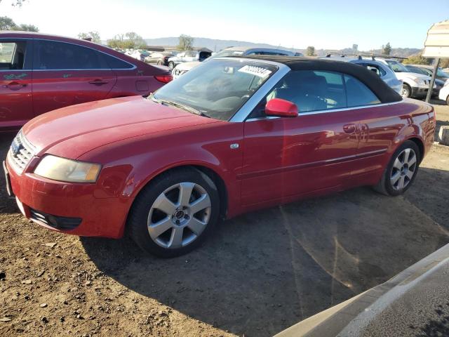 audi a4 1.8 cab 2003 wauac48h53k022238