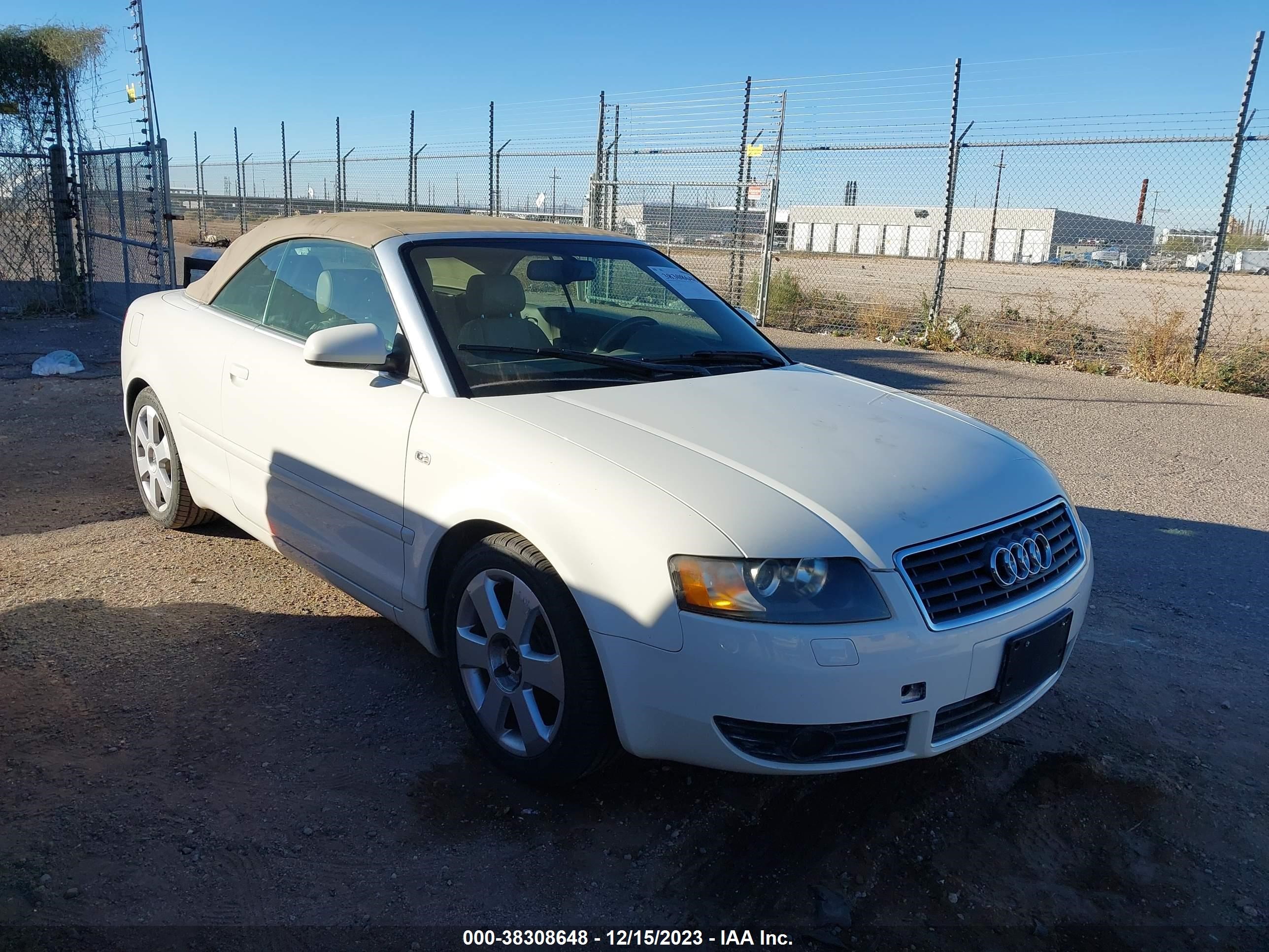 audi a4 2005 wauac48h75k001460