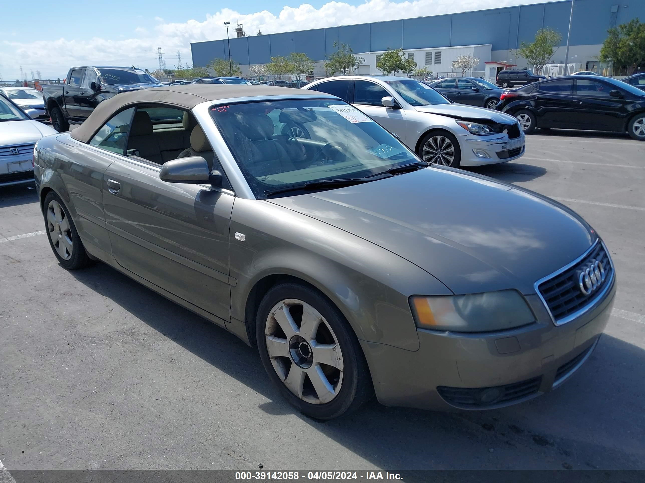 audi a4 2006 wauac48h76k009396