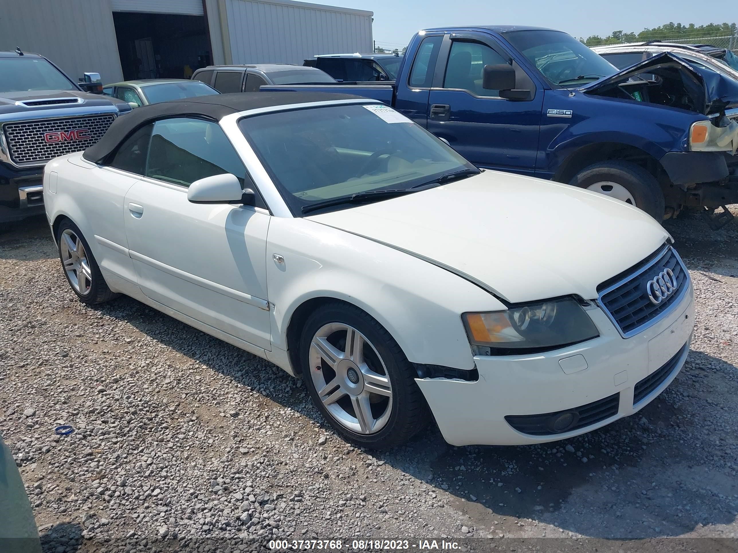 audi a4 2006 wauac48h86k009634