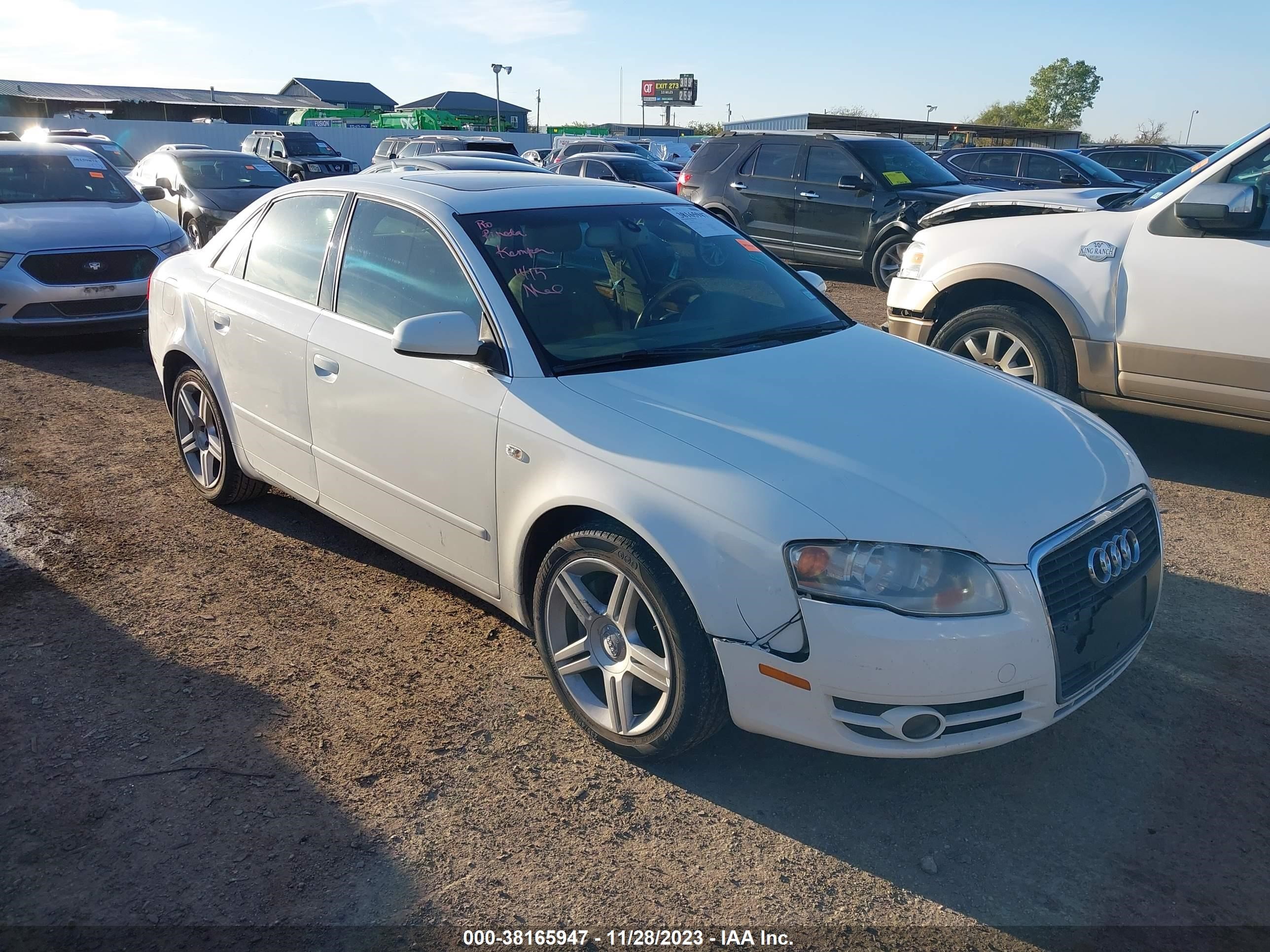 audi a4 2006 wauaf78e06a183167