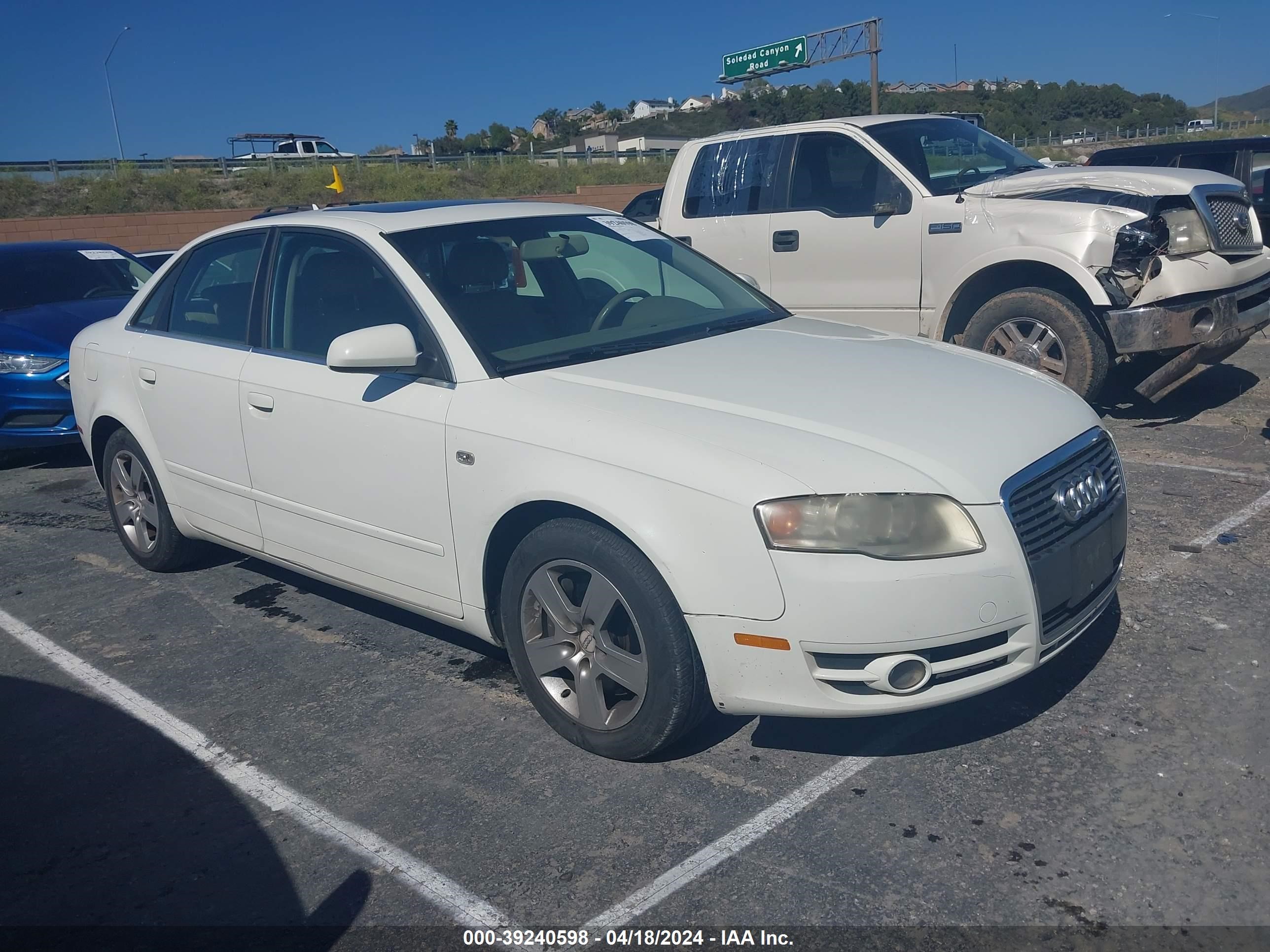 audi a4 2006 wauaf78e96a216960