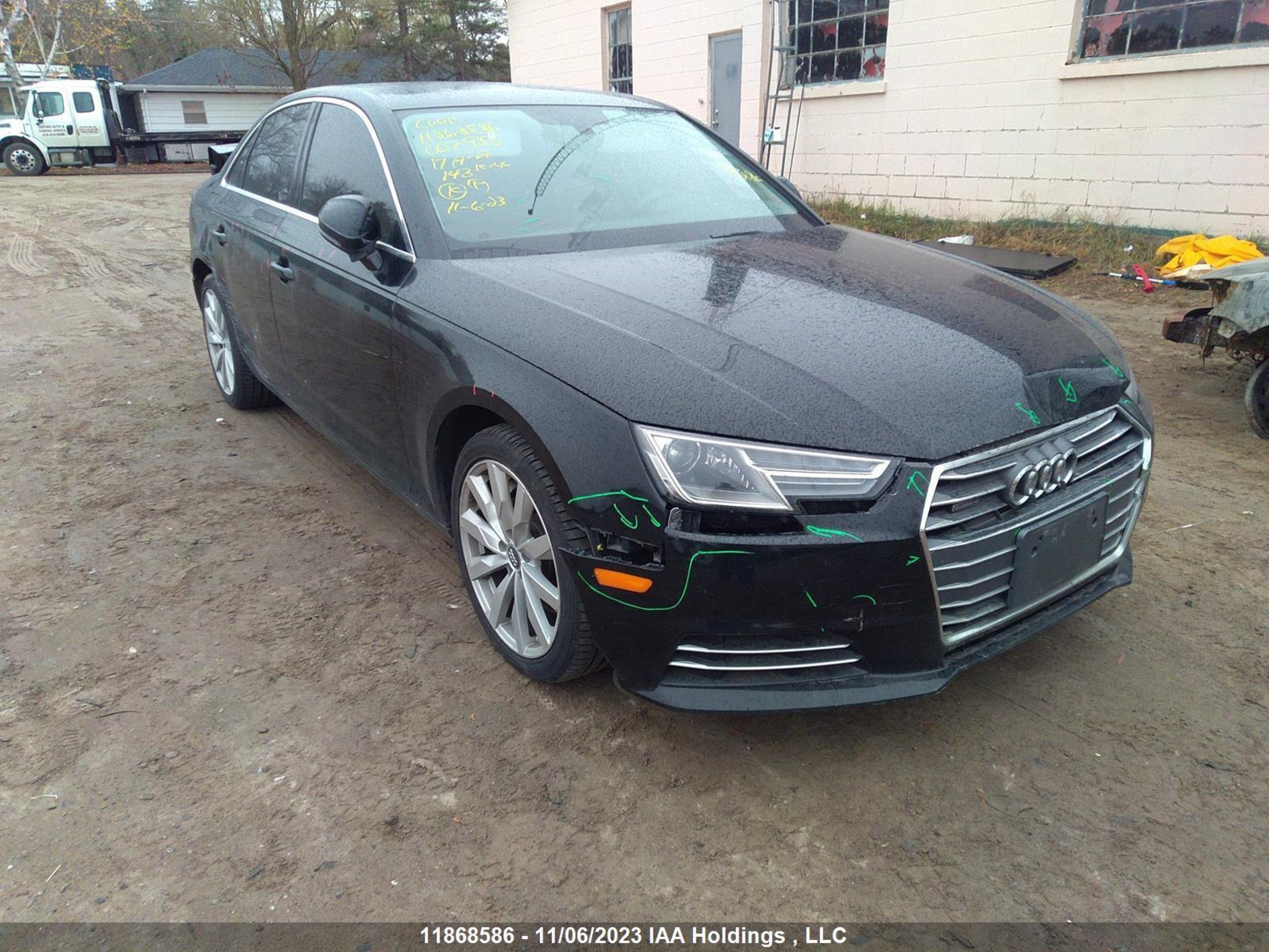 audi a4 2017 wauanaf45hn007933