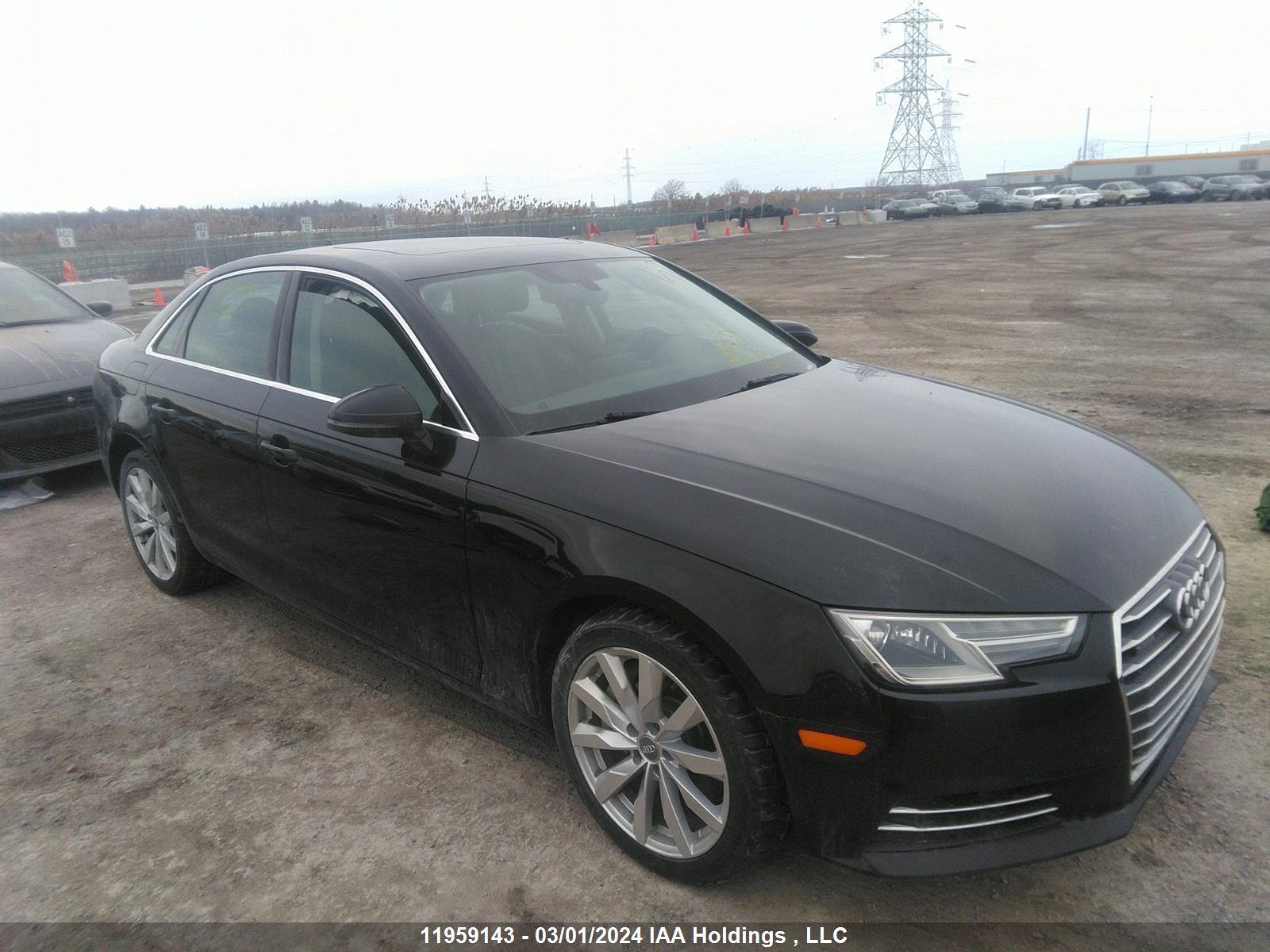 audi a4 2017 wauanaf45hn014610