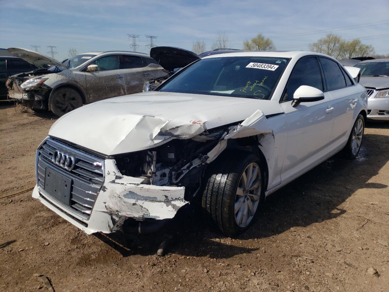 audi a4 2017 wauanaf47hn063307