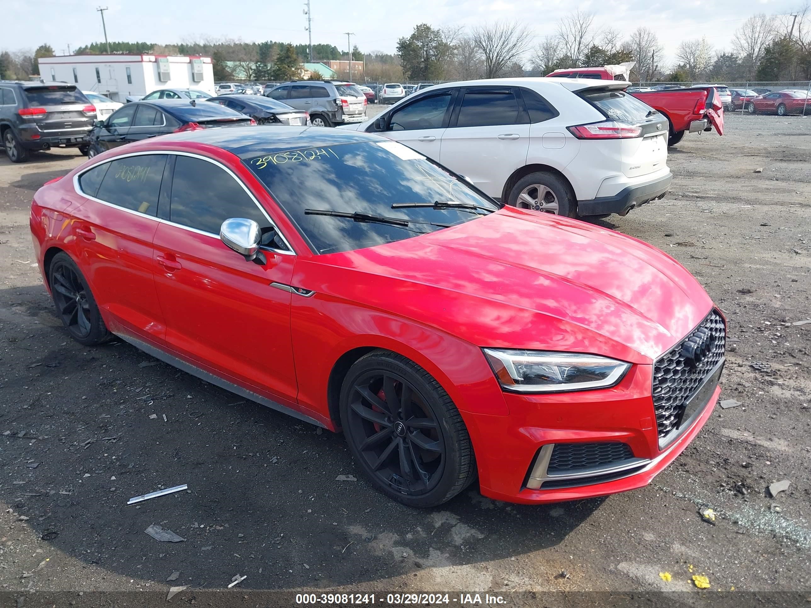 audi s5 2018 waub4cf53ja038882