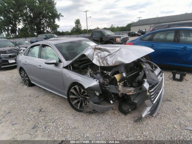 audi a4 sedan 2022 waubbaf41na022784