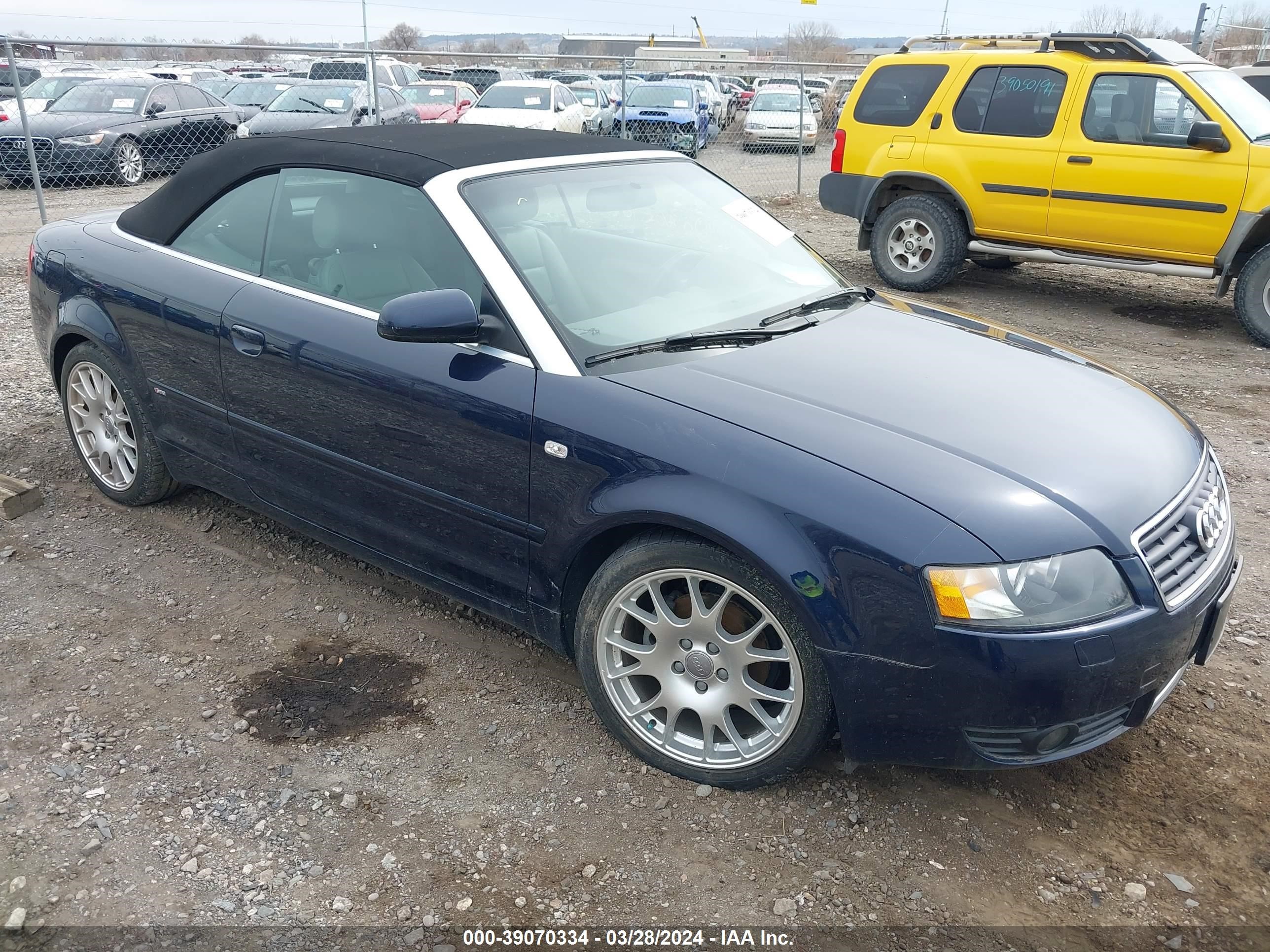 audi a4 2005 waubc48h45k017958