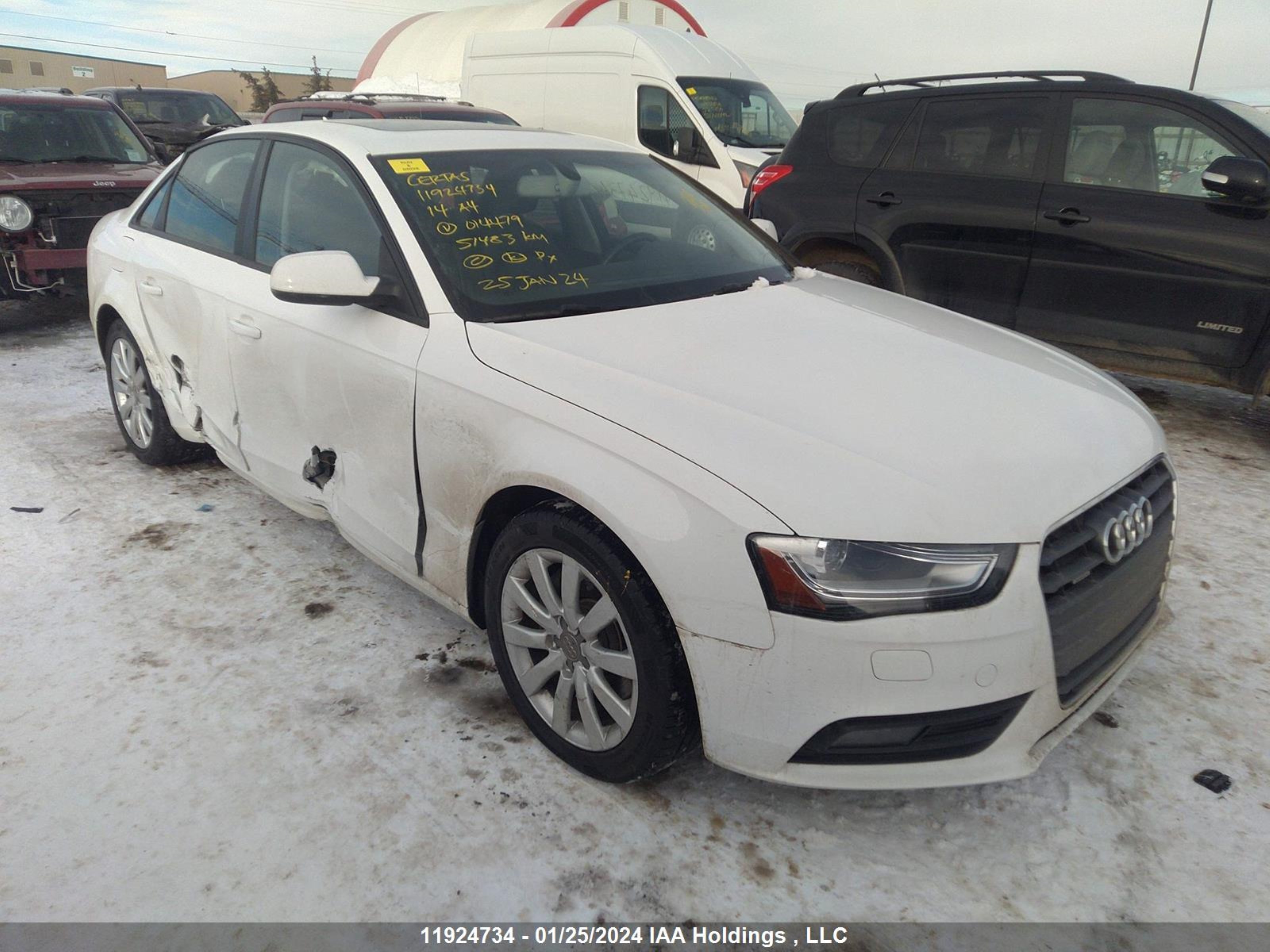 audi a4 2014 waubfcfl0en014479