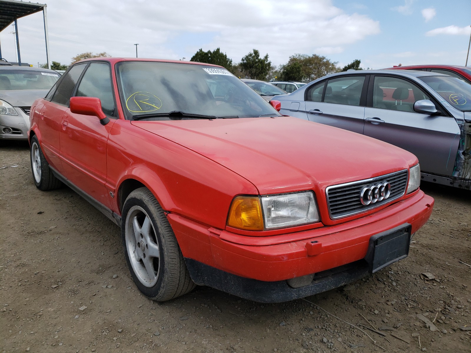 audi 90 1995 waubk88c6sa000532