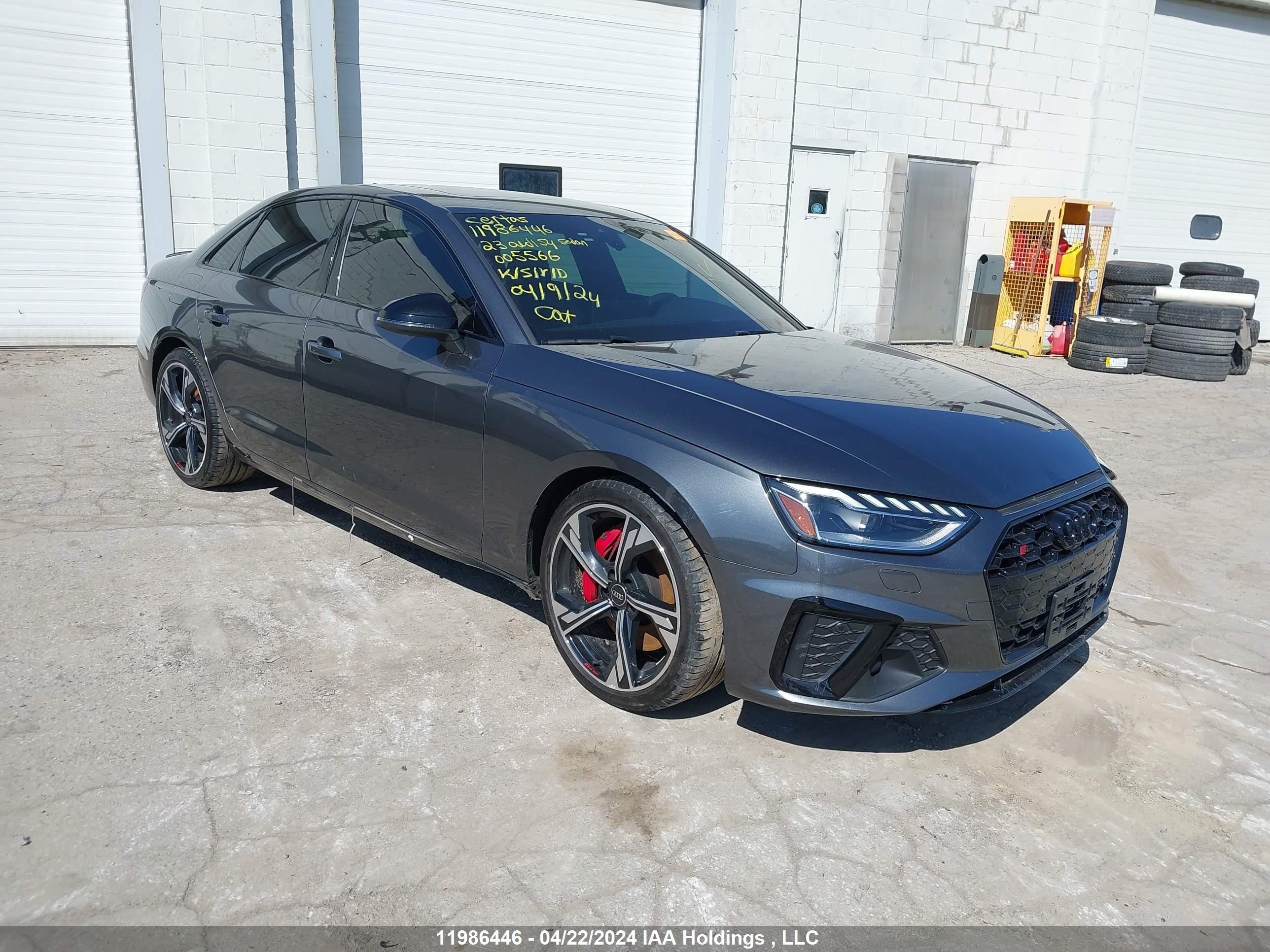 audi s4 2023 wauc4af43pa005566