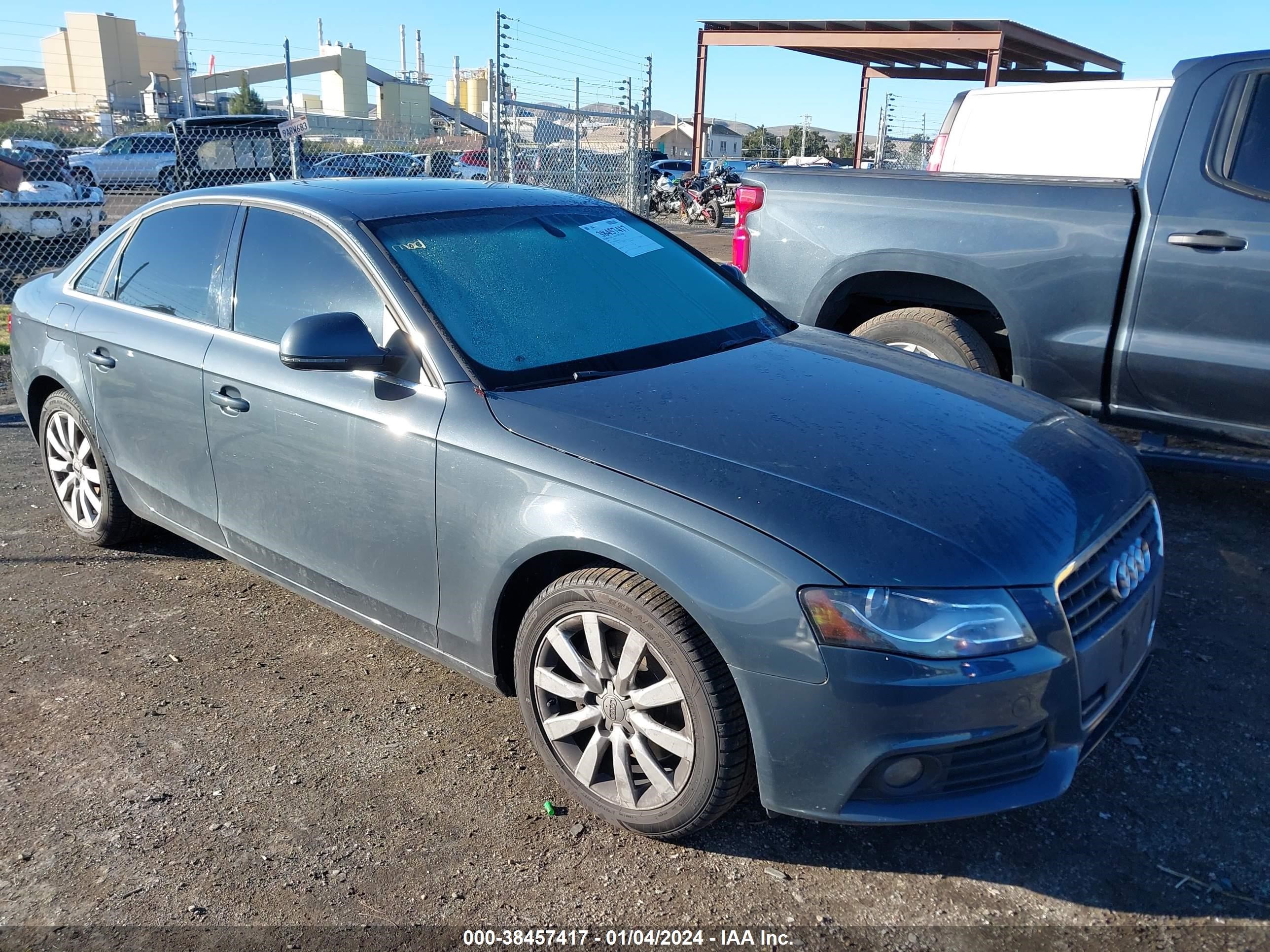 audi a4 2009 waucf78k09n056026