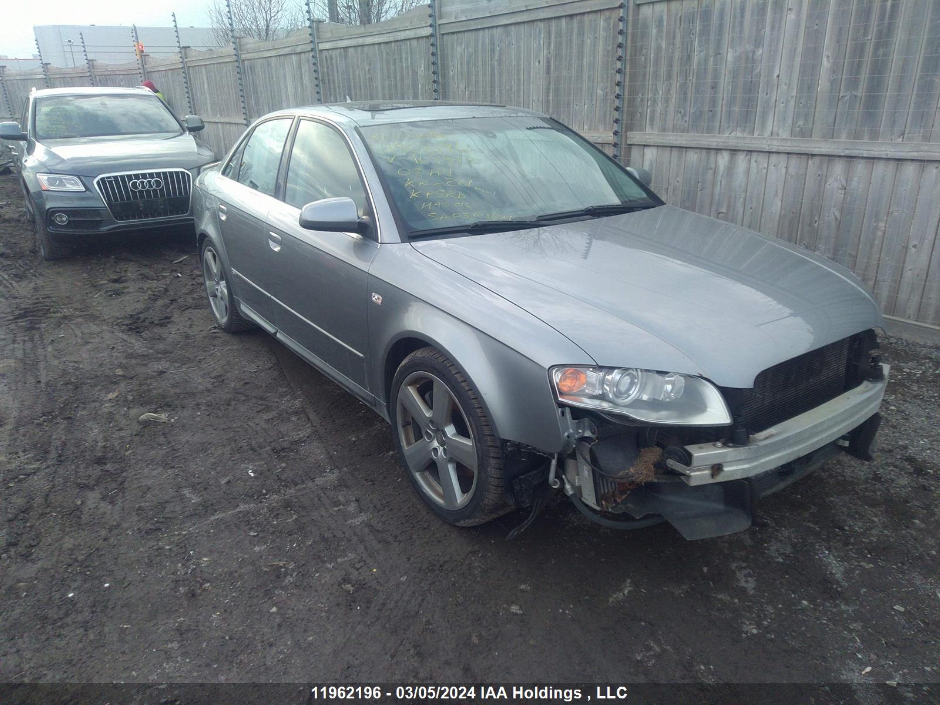 audi a4 2008 waudf68ex8a169819